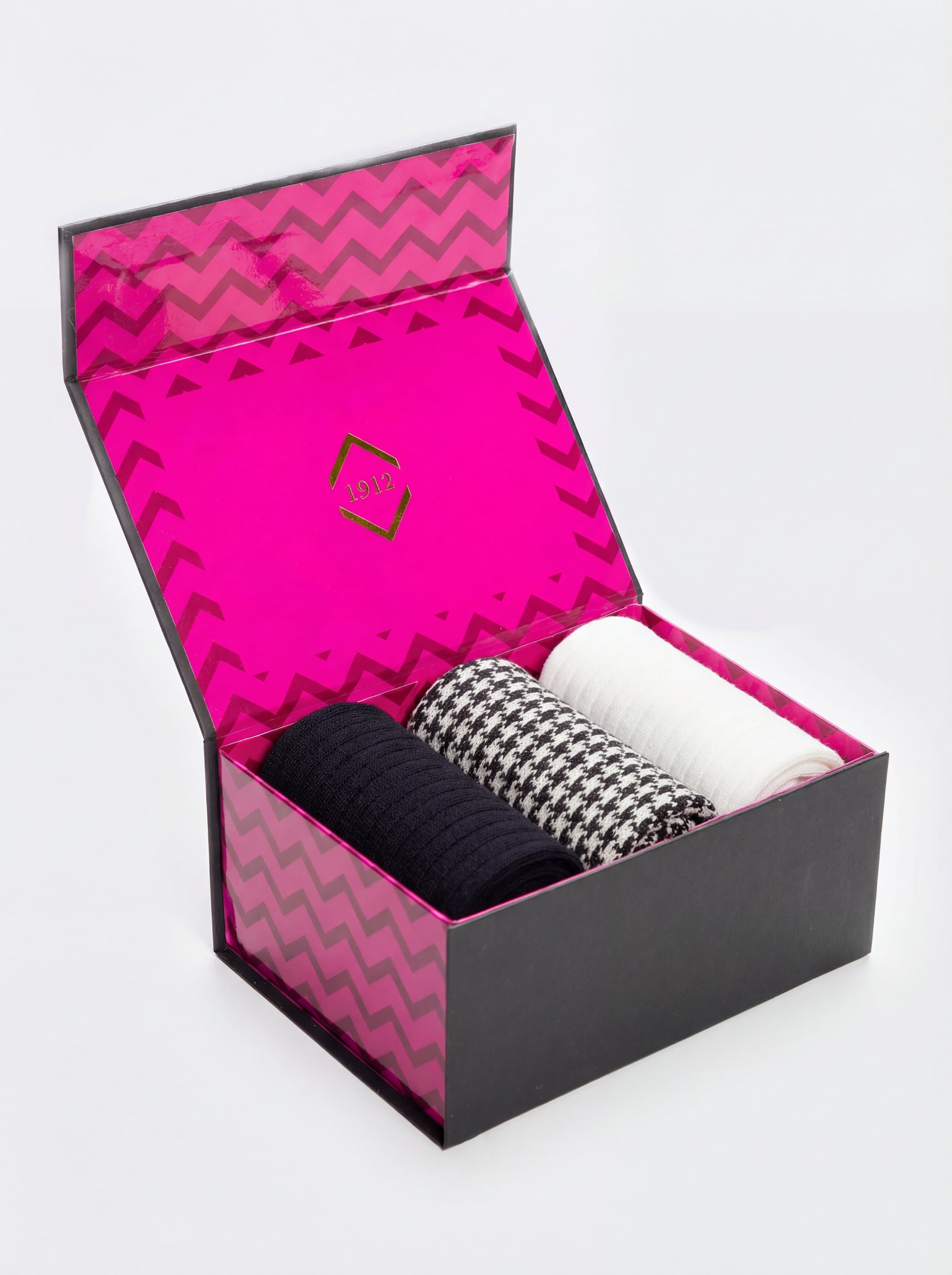 set 3 Paar Damensocken einfarbig - Made in Italy - Image 3