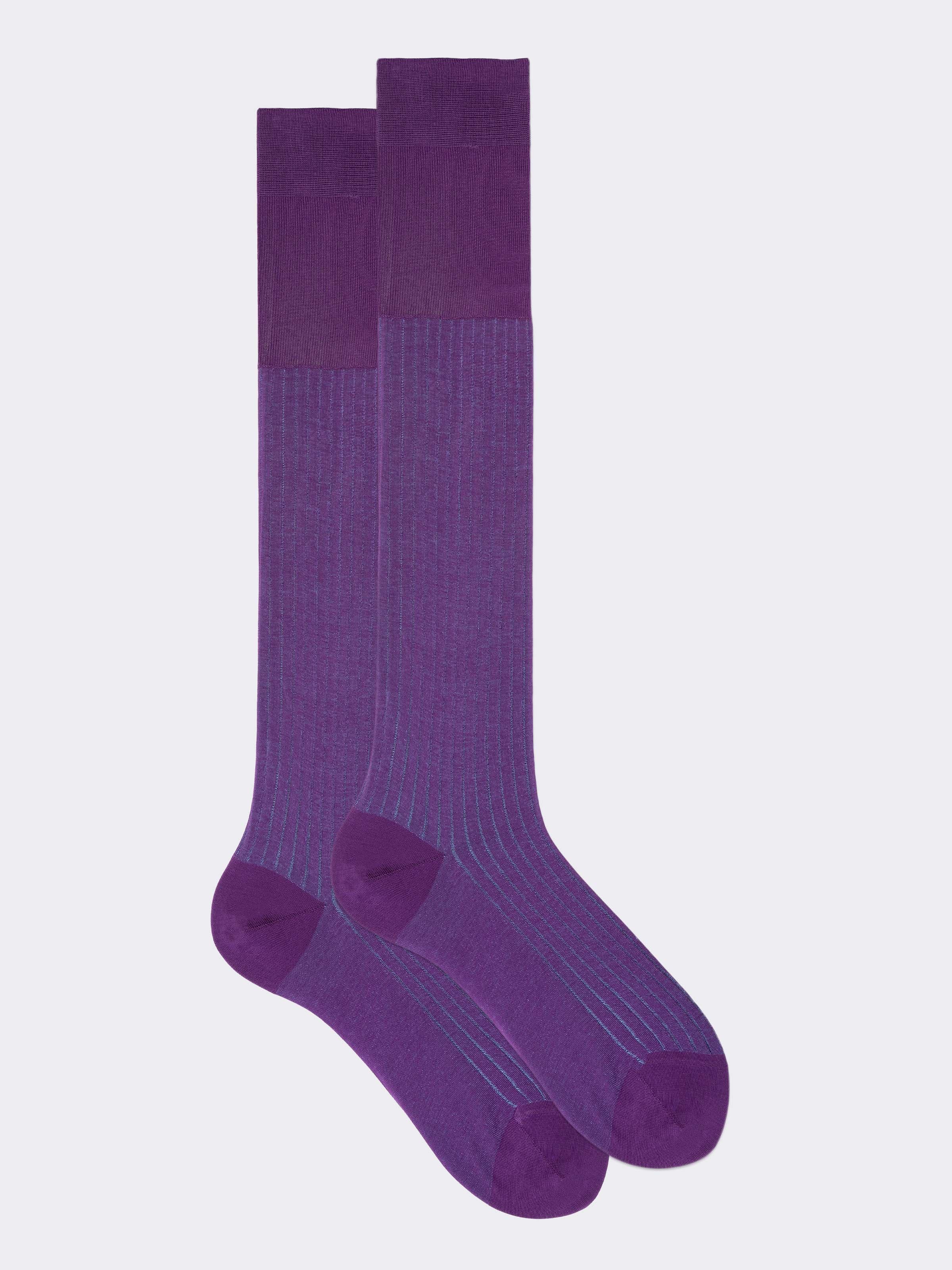 Caja regalo 5 pares calcetines hombre acanalados Vanisè de hilo escocés - Image 6