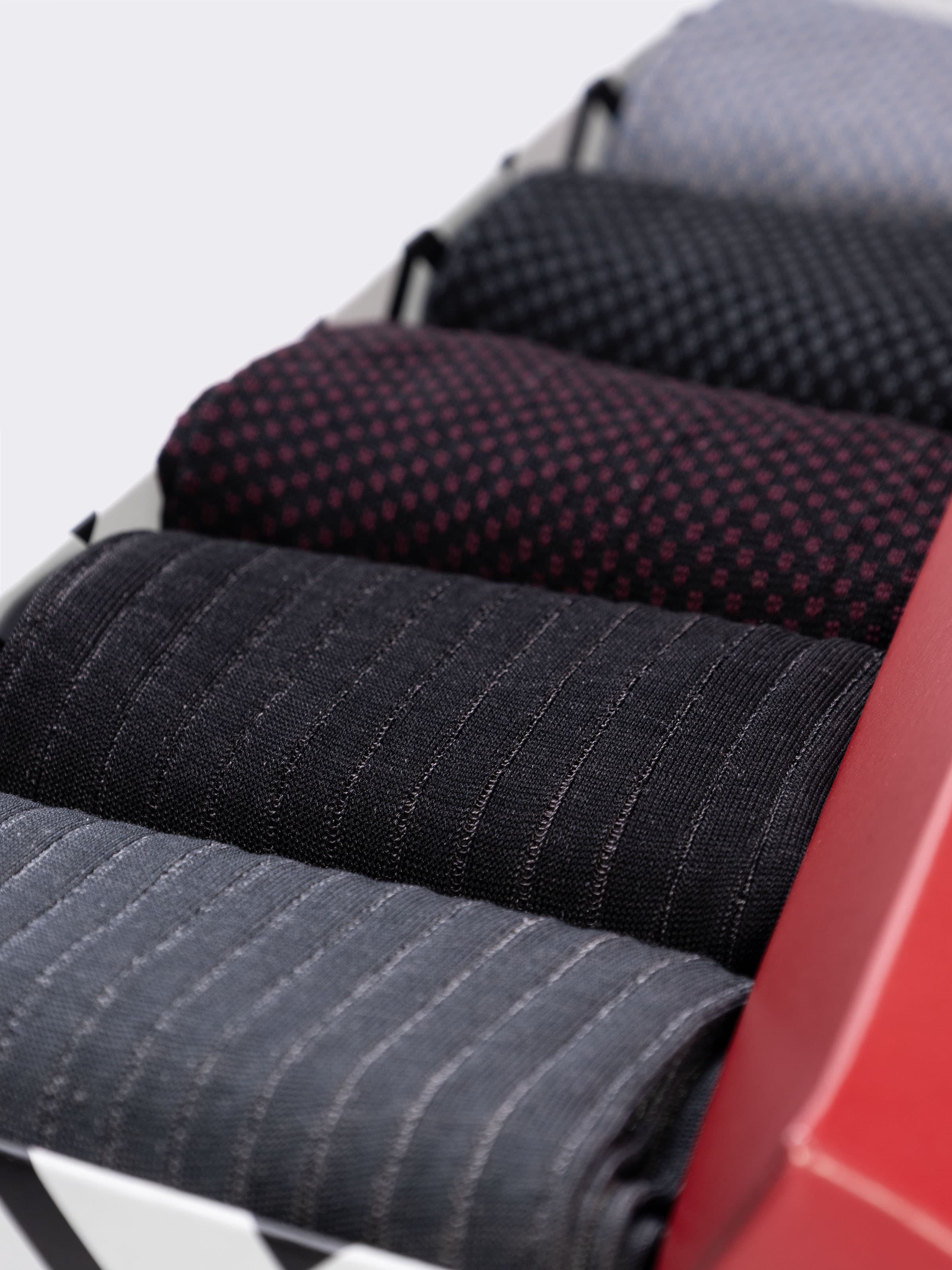 Geschenkbox 5 Paar Herrensocken Luxury-Muster und Vanisè aus fil d'Ecosse - Image 3