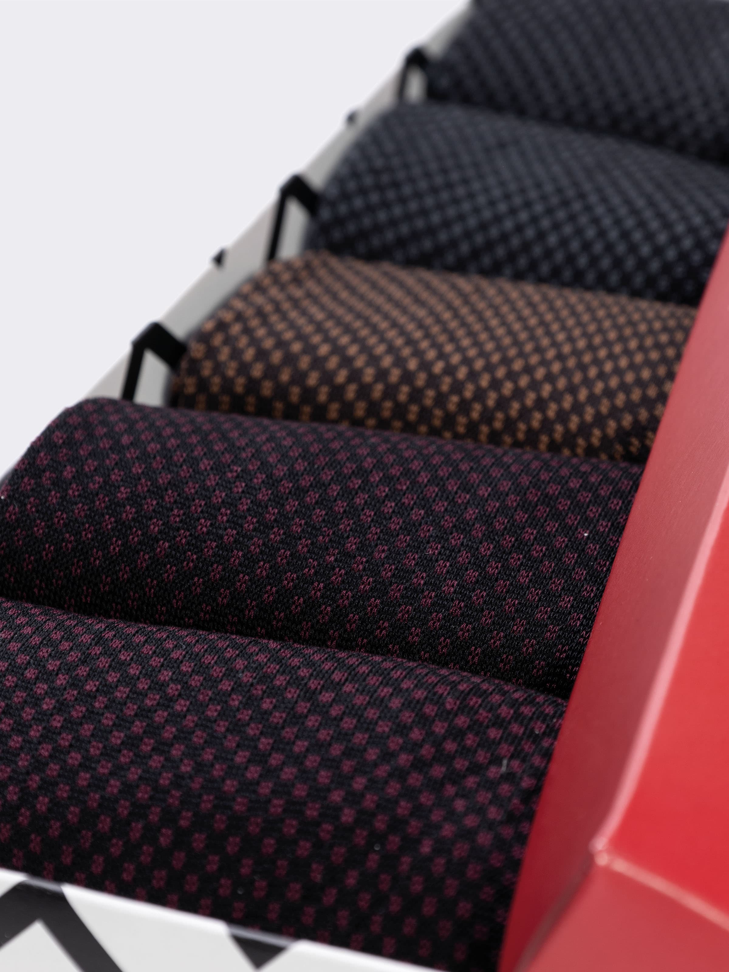 Geschenkbox 5 Paar Herren Fantasie Luxury Socken aus fil d'Écosse - Image 3