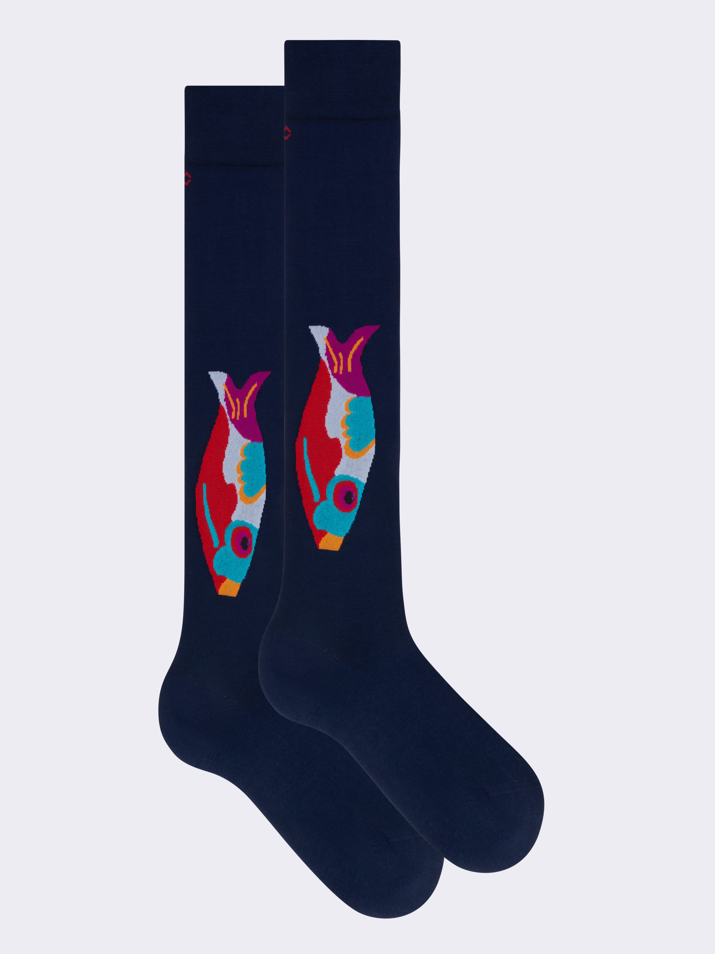 Geschenkbox 5 Paar lange Herrensocken mit gemischten Mustern aus Frischer Baumwolle - Image 6