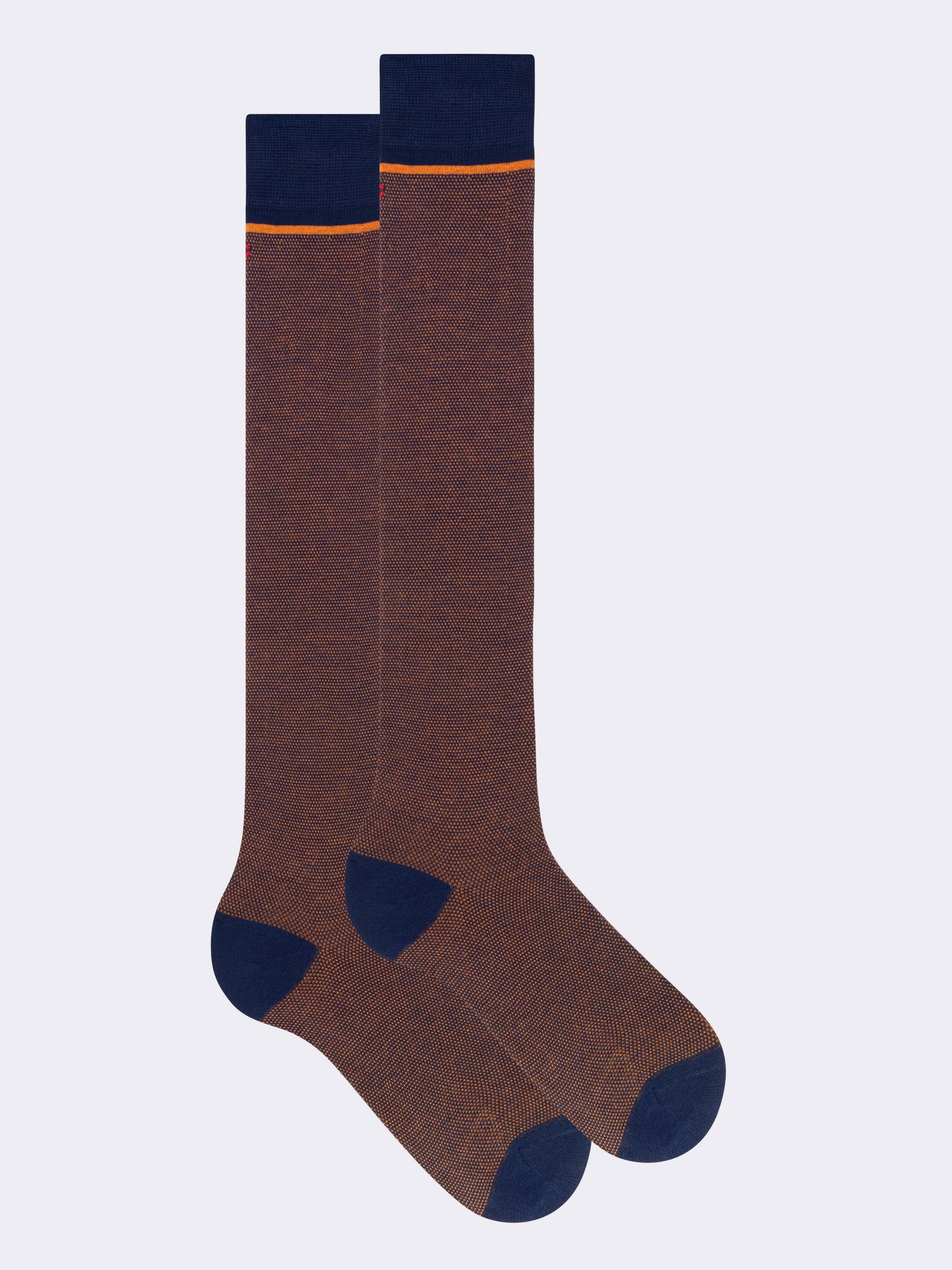 Gift box 5 Pairs Men's Long Socks Mixed Patterns in Cool Cotton - Image 5