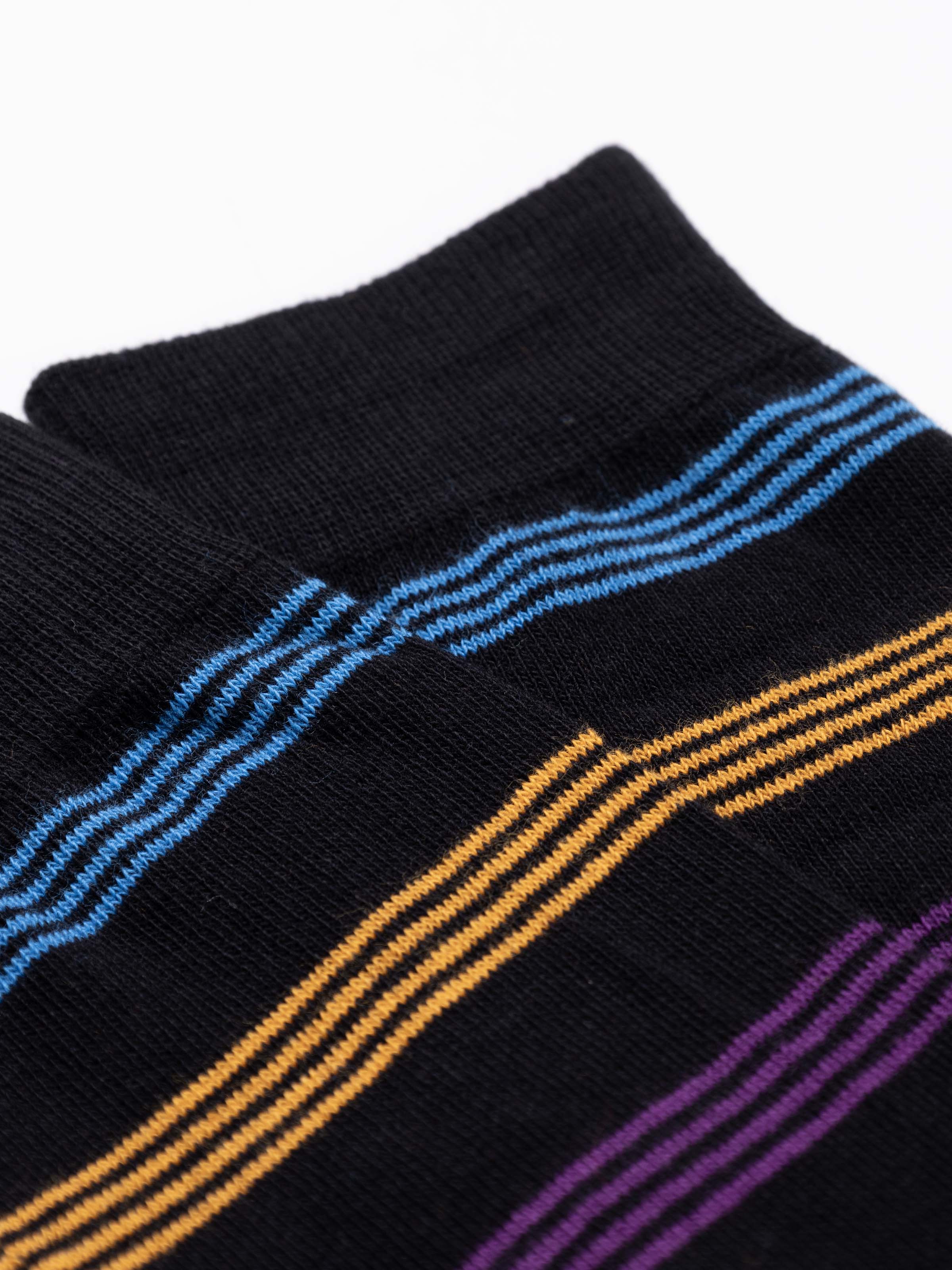 3-Pack Men's Long Striped Socks in Warm Cotton - Image 4