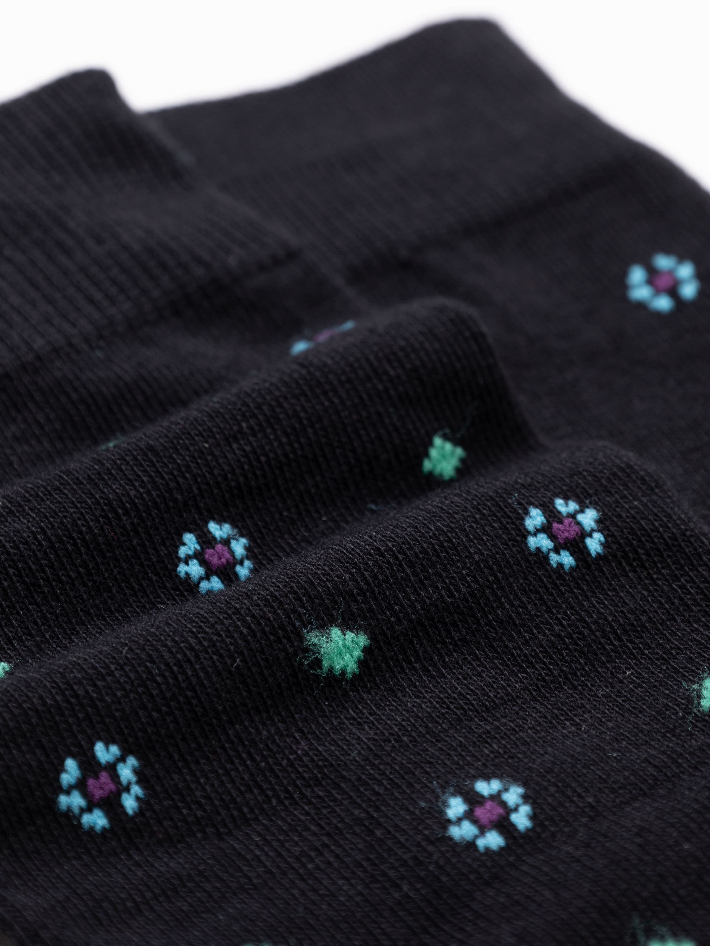 3er-Set Herren Lange Gemusterte Socken aus Warmer Baumwolle - Image 4