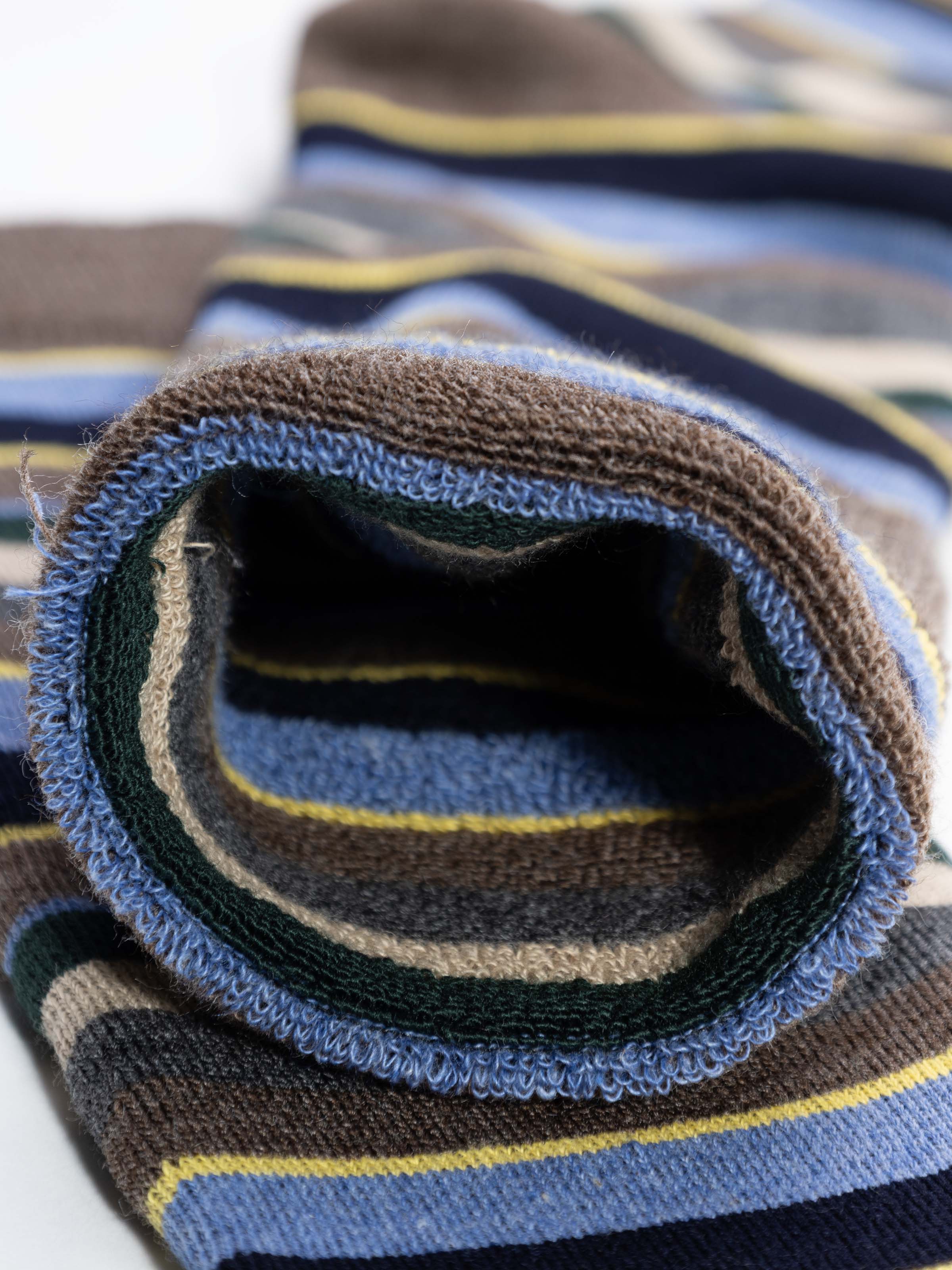 3er-Set Herren Kurze Gestreifte Fleece-Socken - Image 3