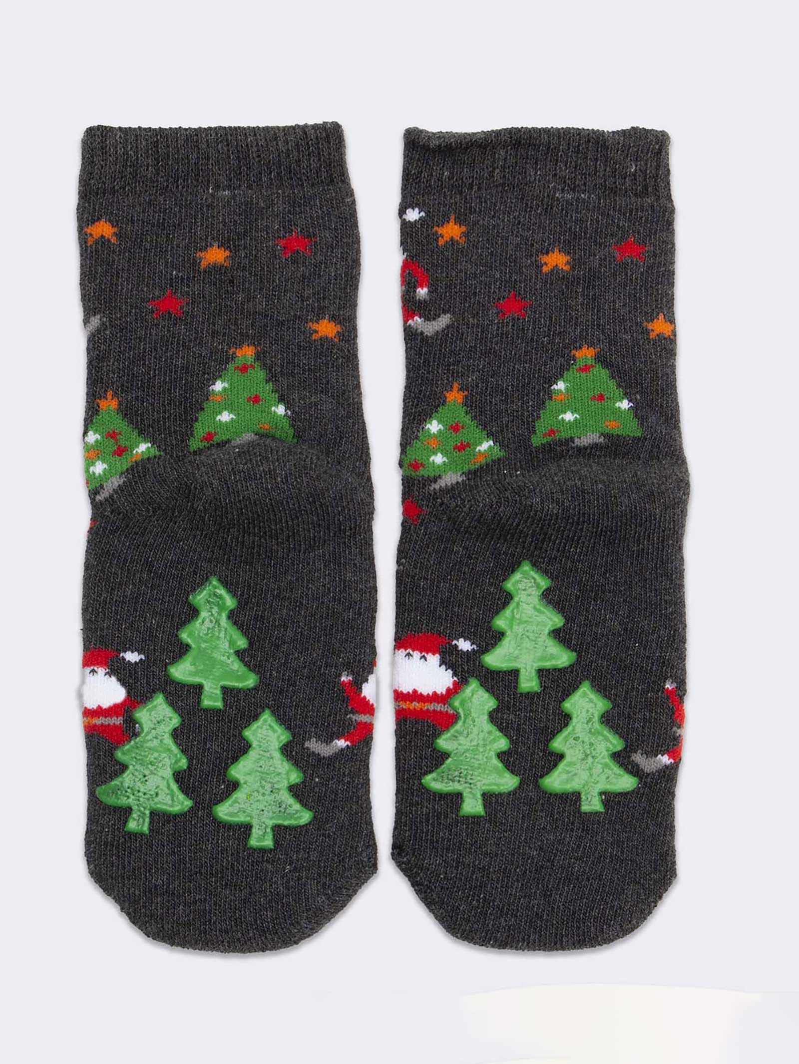 Calcetines Navideños para Bebé - Calcetines Cortos Festivos de Algodón - Image 2