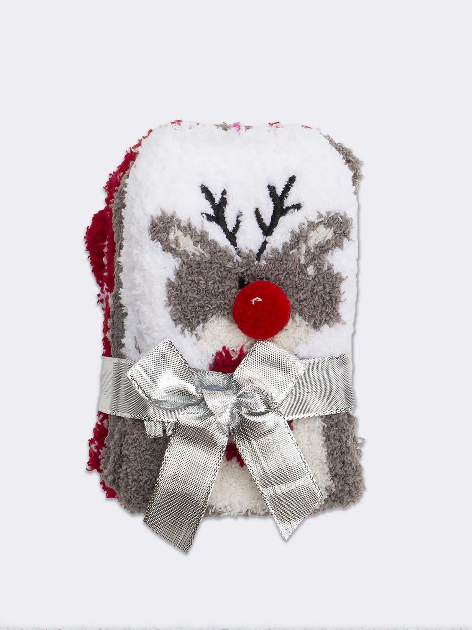 Calcetines Navideños para Mujer - Calcetines Cortos Festivos de Invierno - Image 1