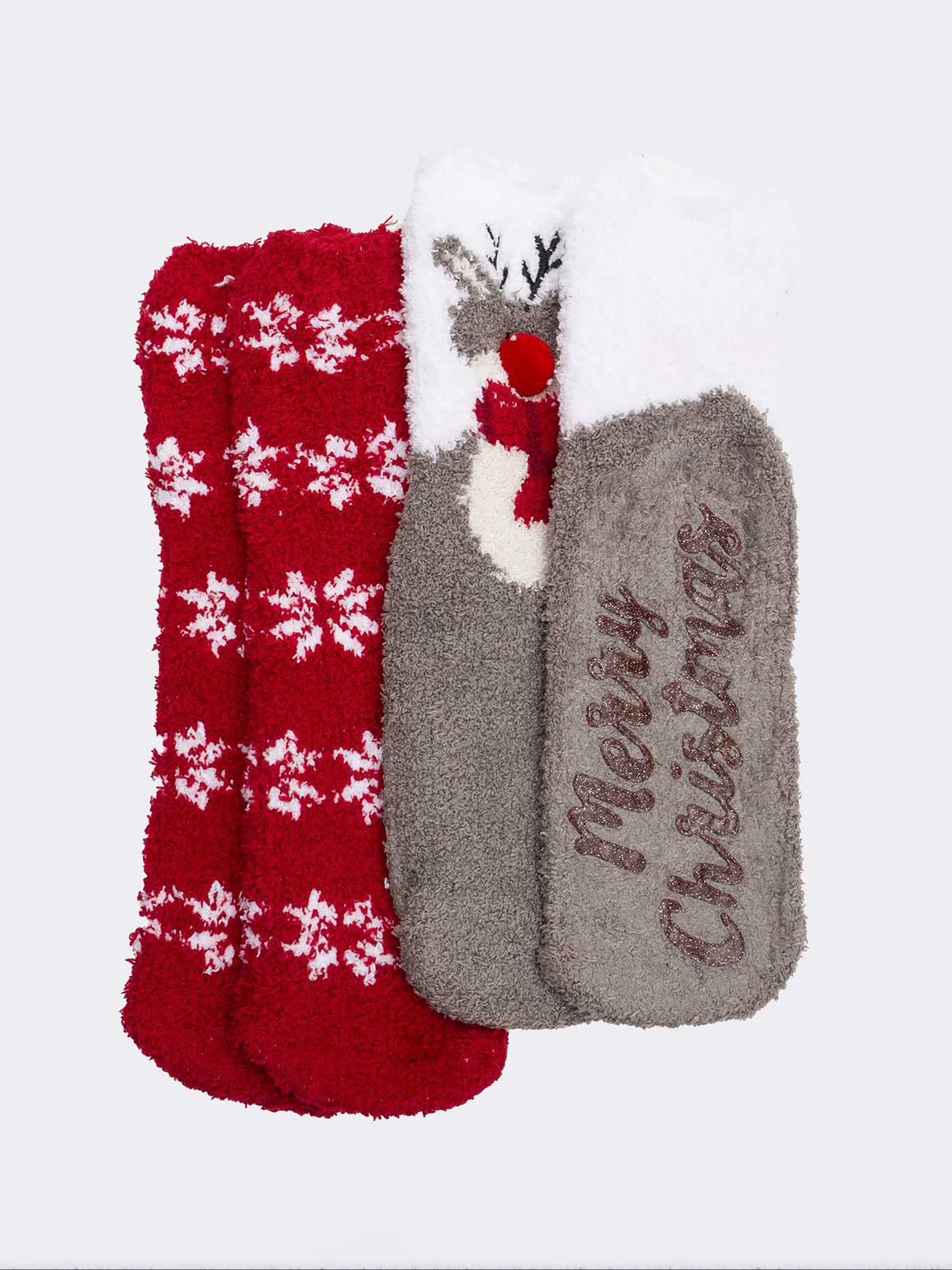 Calcetines Navideños para Mujer - Calcetines Cortos Festivos de Invierno - Image 3