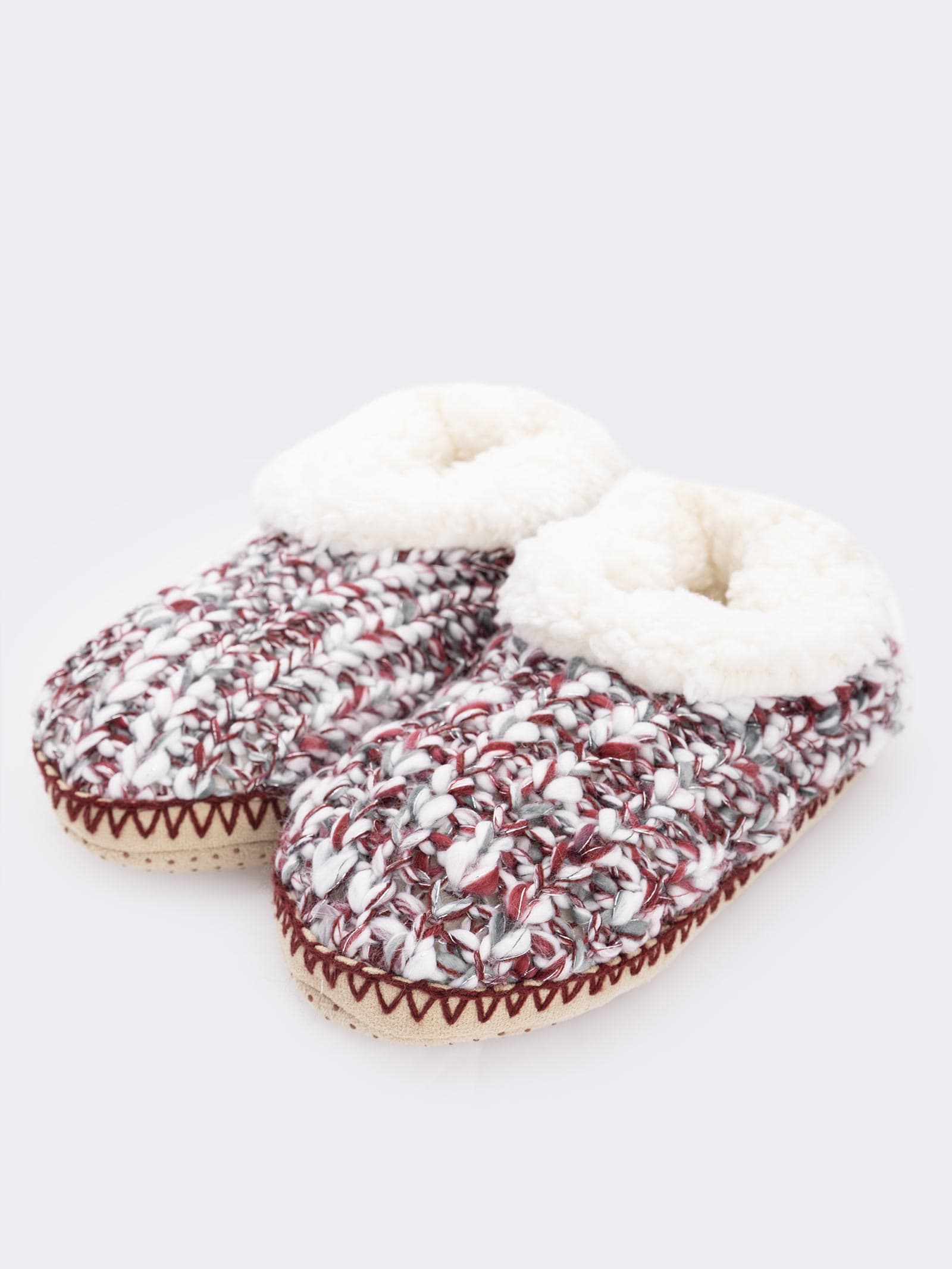 Damen Weihnachts-Hausschuhsocken - Kurzes Wintermodell - Image 1
