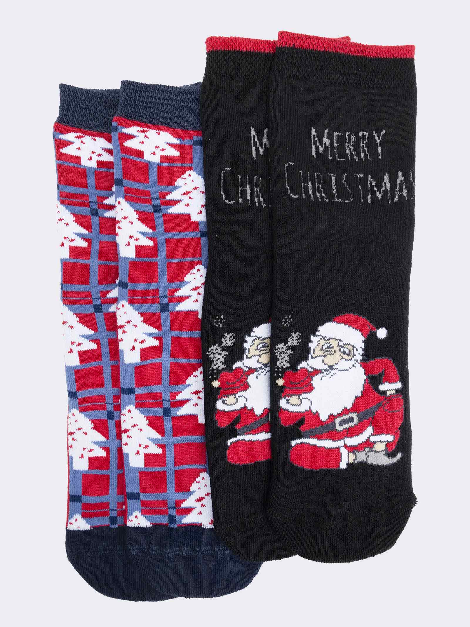 Men's Christmas Warm Cotton Socks - Festive Short Socks - Image 1