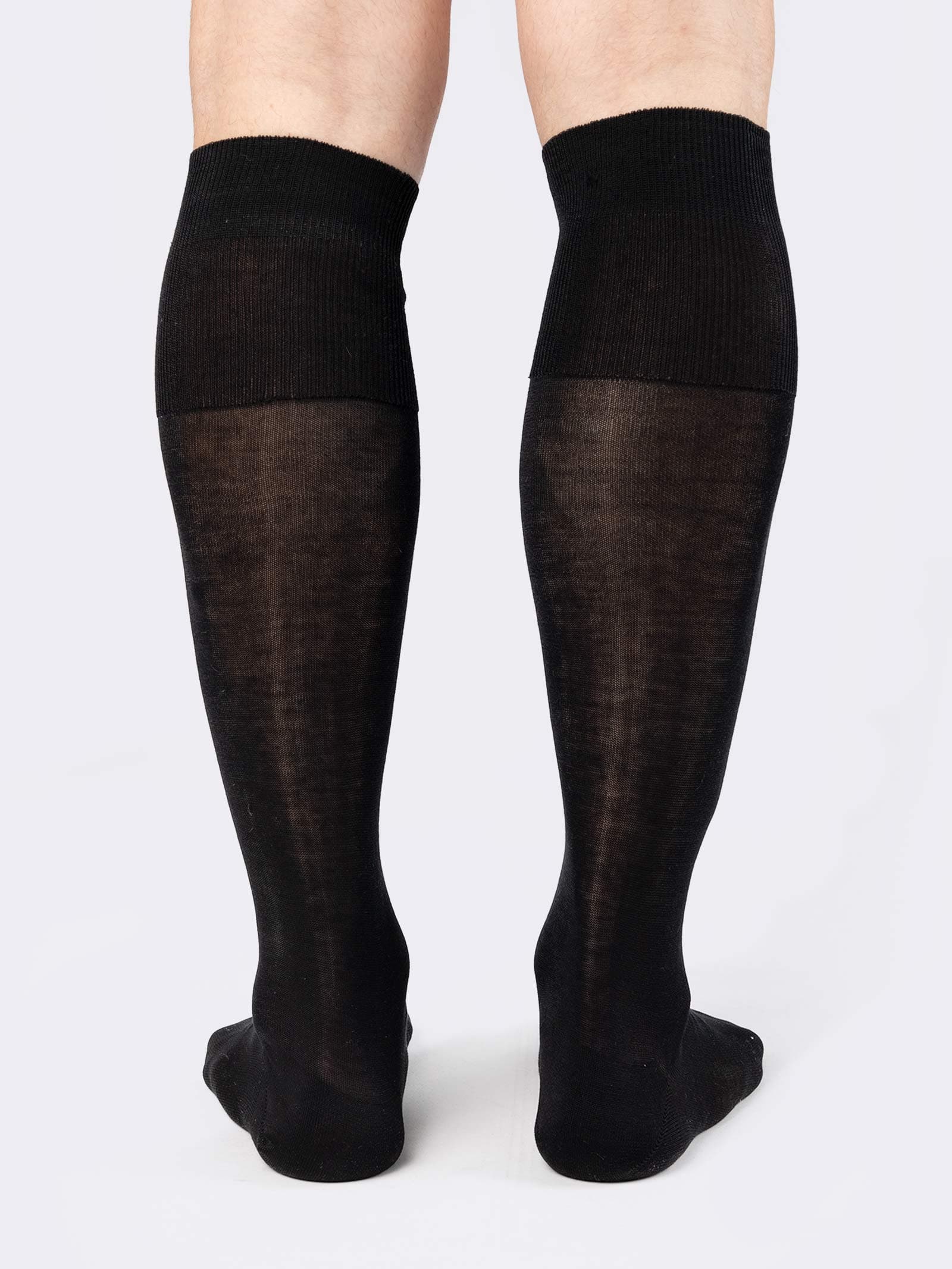Chaussettes Longues Homme en Coton fil d'Écosse - 6 Paires - Élégantes et Respirantes - Image 3