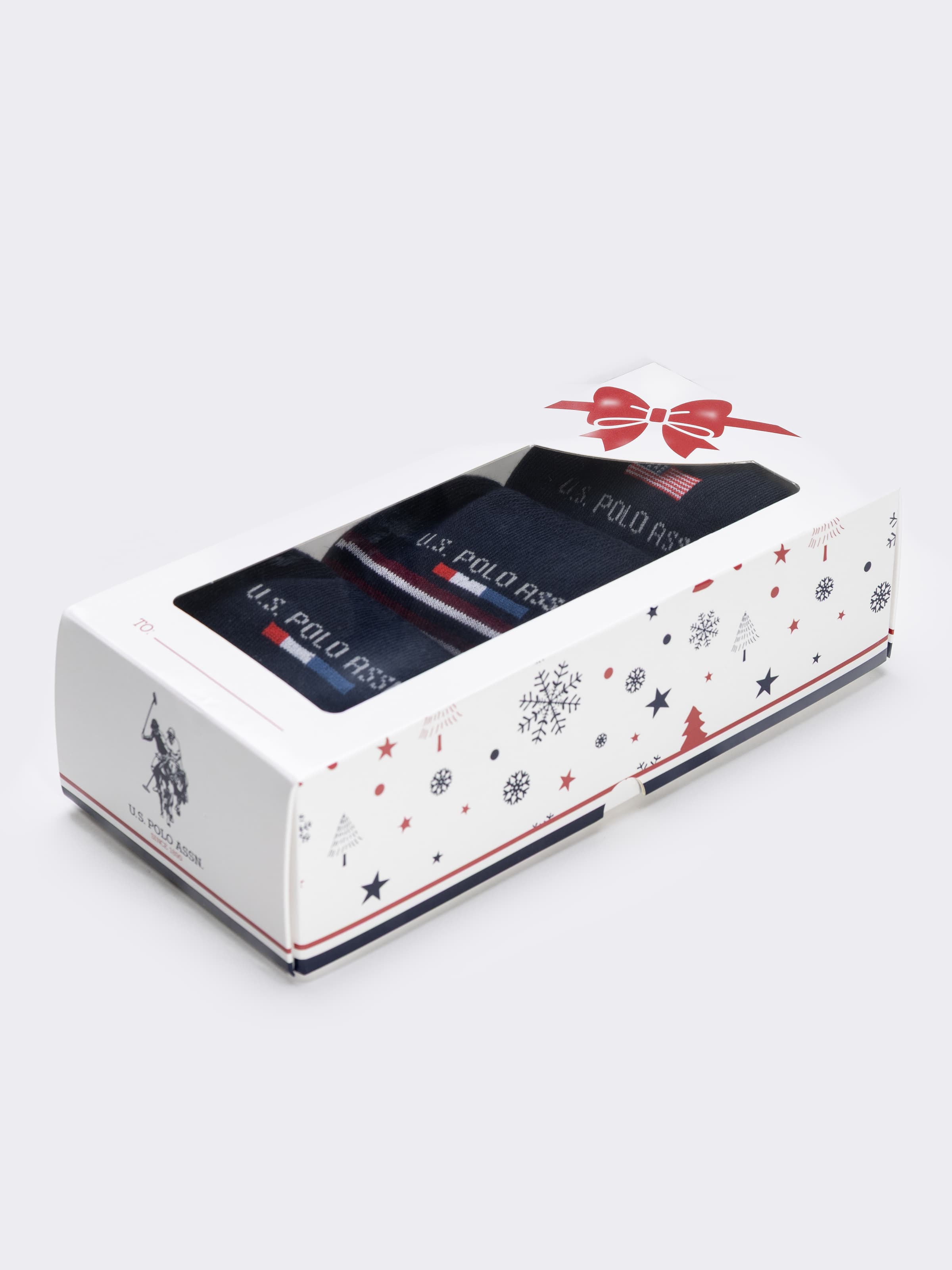 Herrensocken U.S. POLO ASSN. Kurz Gemustert - 3er-Pack - Image 4