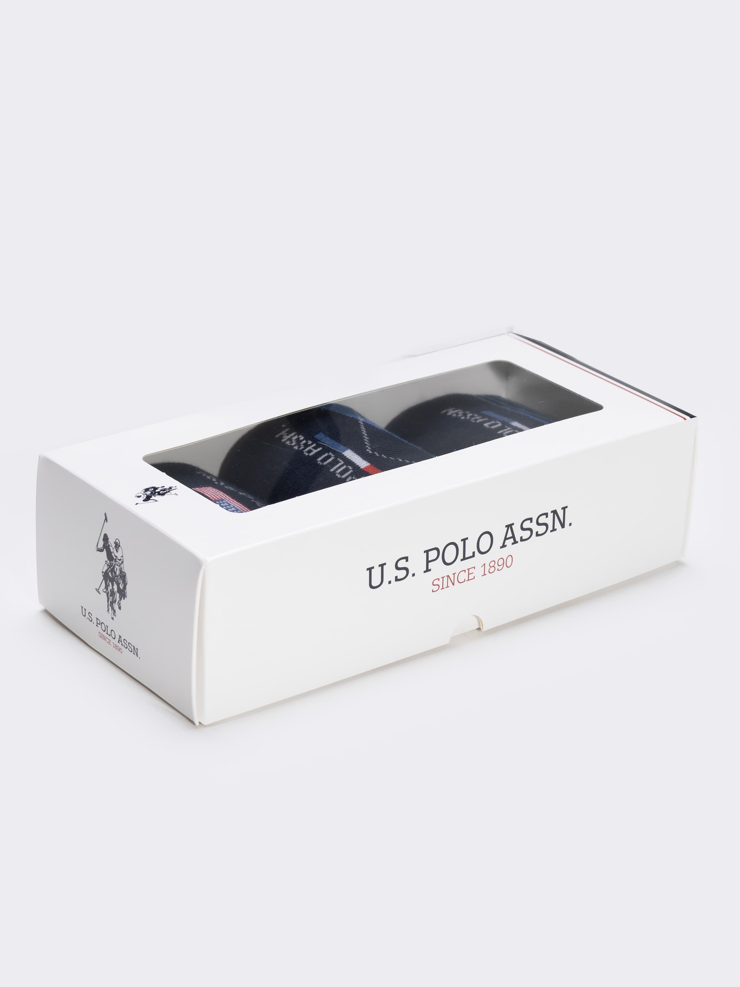 U.S. POLO ASSN. Herren Kurze Socken Gemustert - 3er box - Image 4