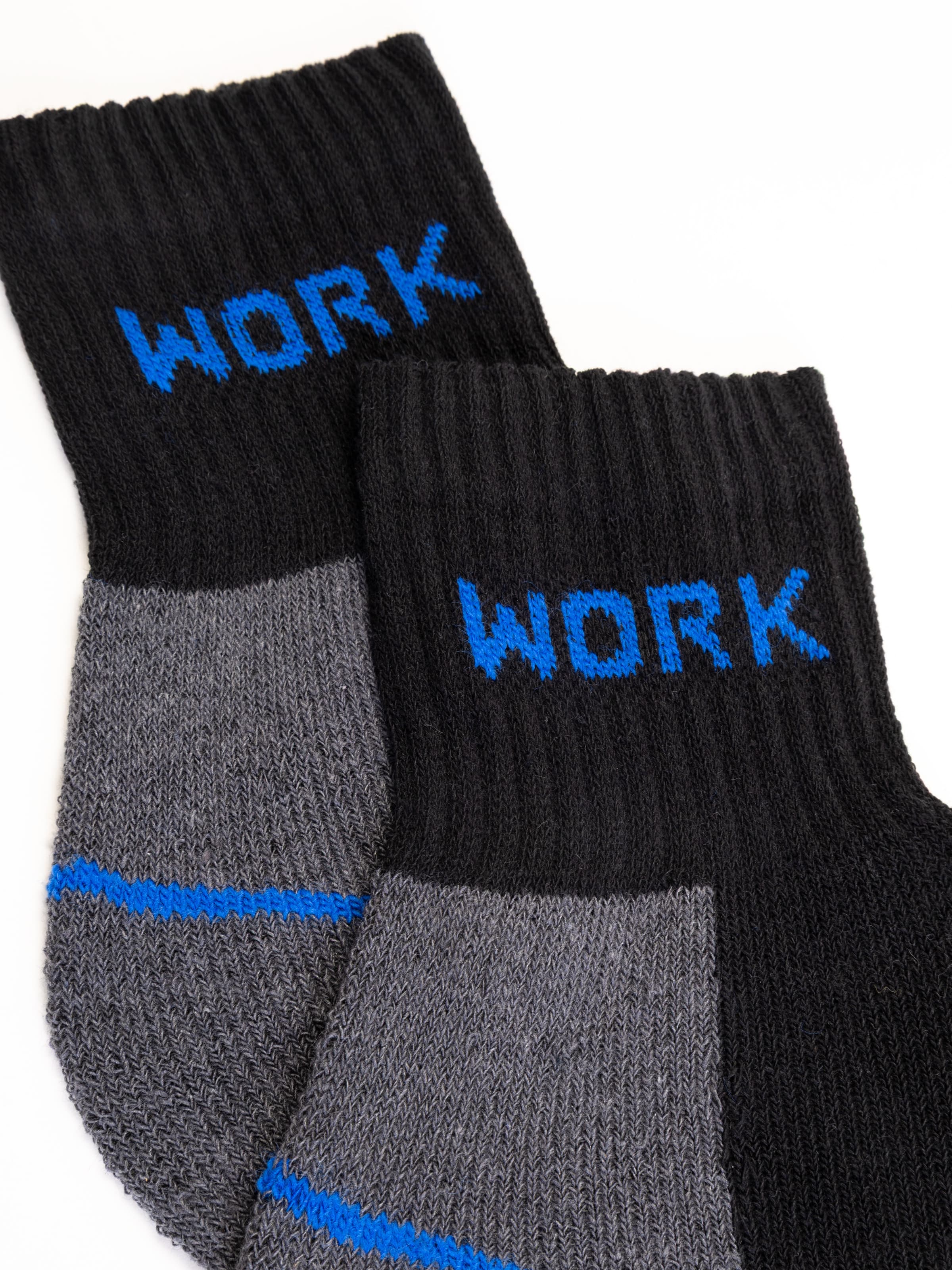 Reinforced Men's Work Ankle Socks – 3 Pack - Image 1