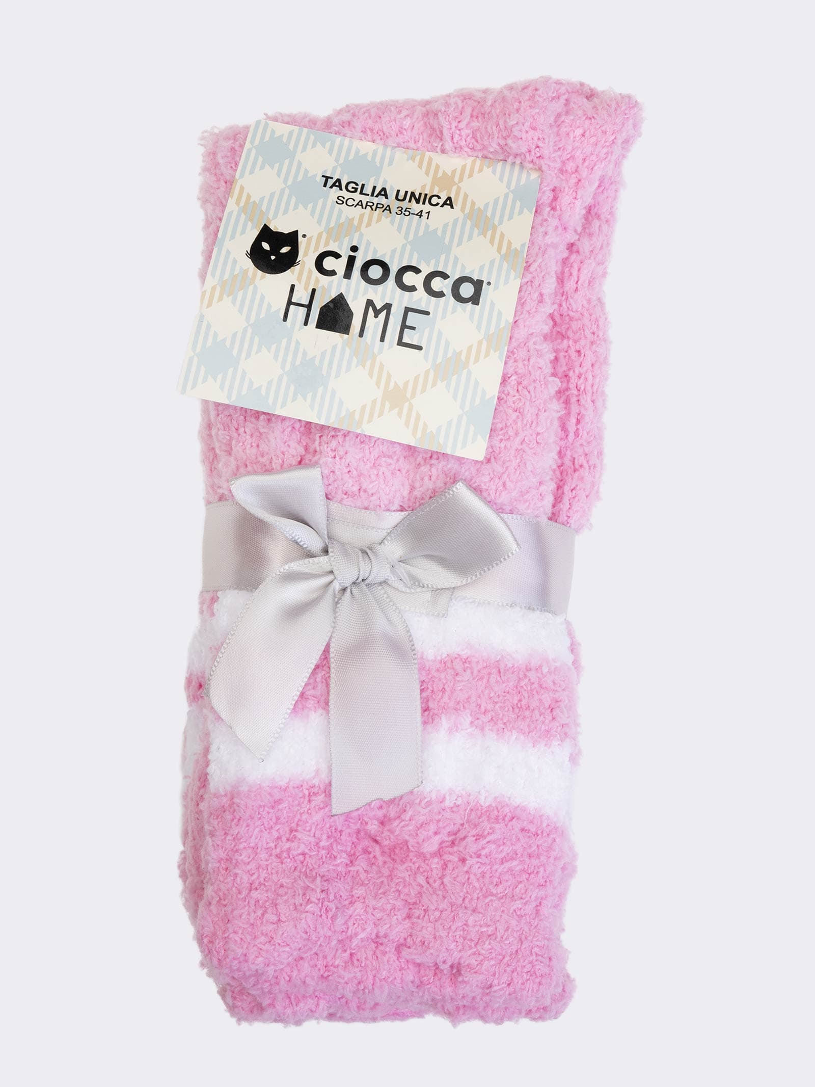 Lot de 2 Paires de Chaussettes Courtes Rayées pour Femme - Confort Maison - Image 2