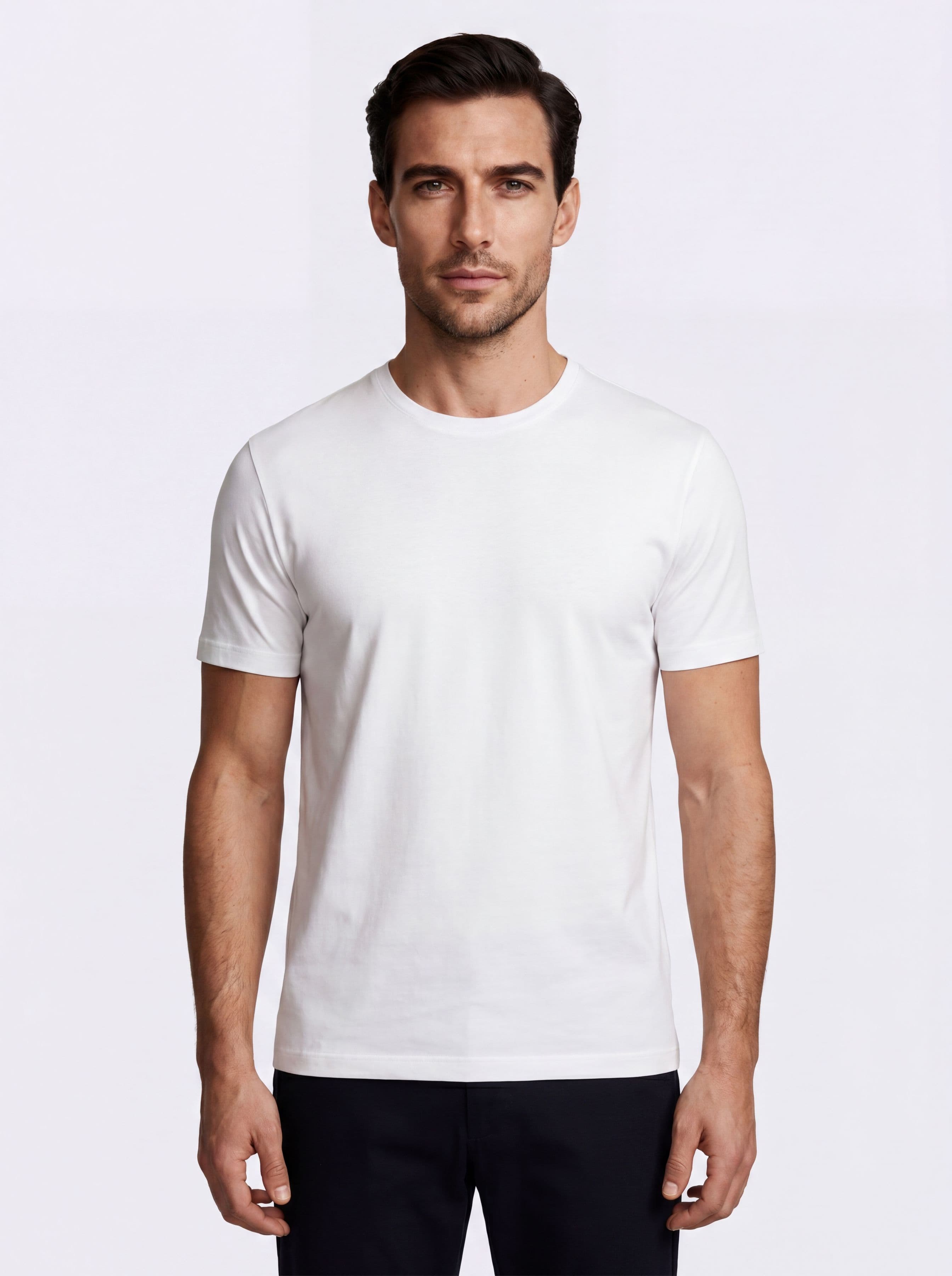 T-Shirt col Rond 100% Coton | Homme