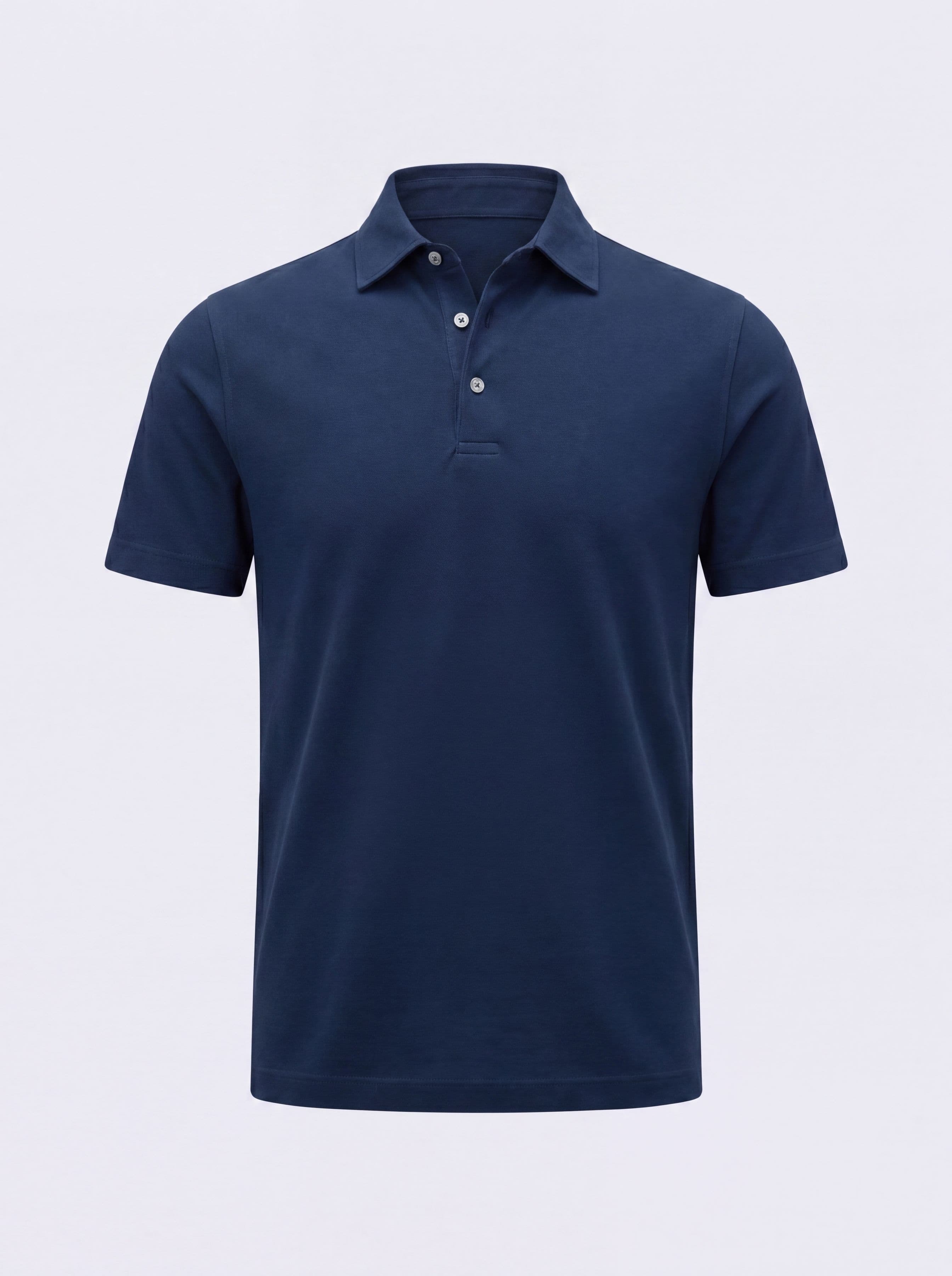 Herren Kurzarm-Poloshirt aus Baumwolle Made in Italy - Image 4