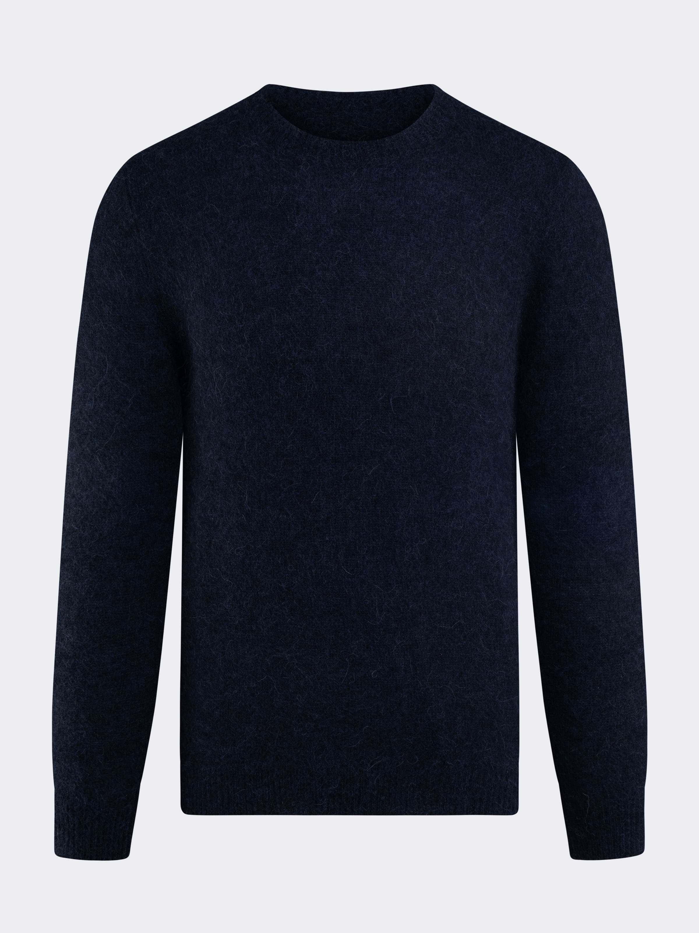 Men's Long Sleeve Crewneck in Alpaca and Wool - Image 4