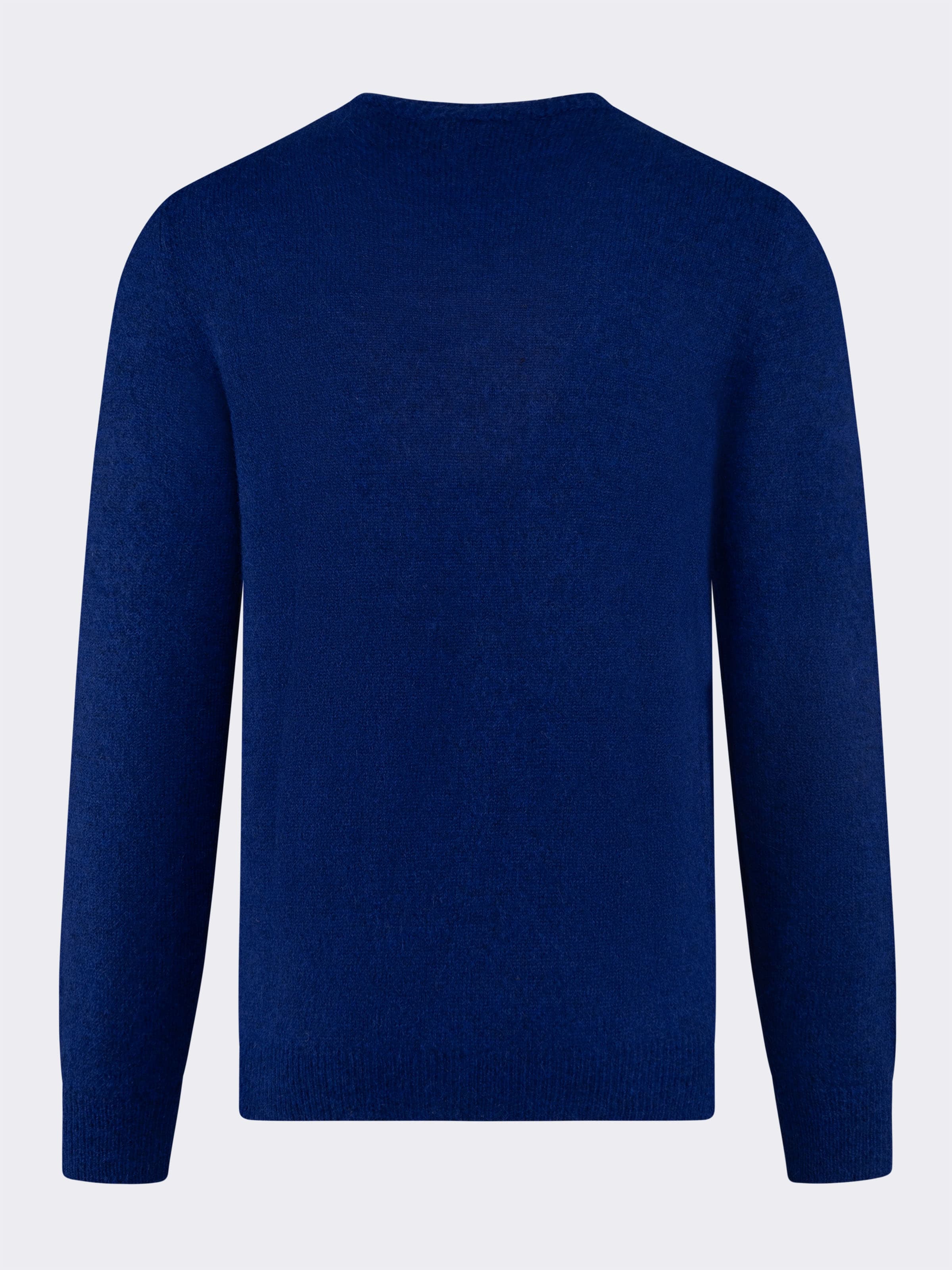 Herren Langarm-Rundhals-Pullover aus Alpaka und Wolle - Image 5