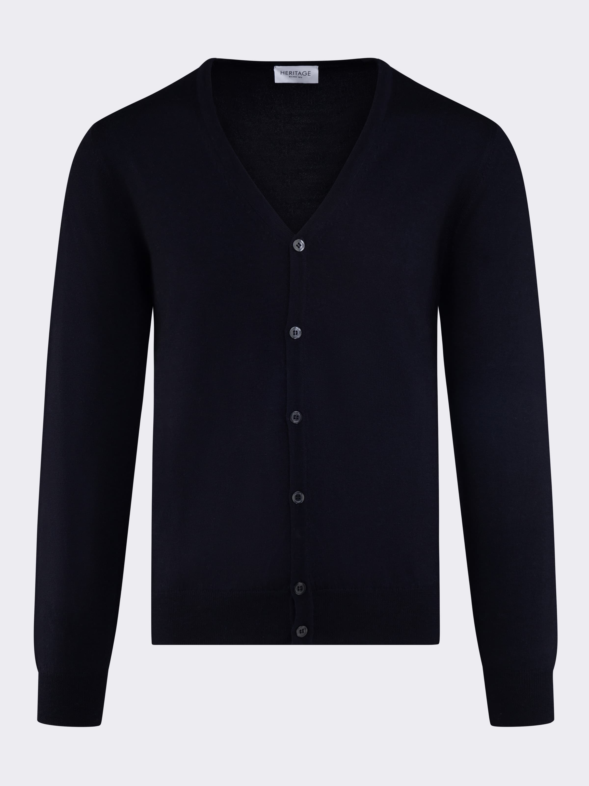 Herren-Cardigan mit Knöpfen Langarm aus 100% Wolle - Image 4