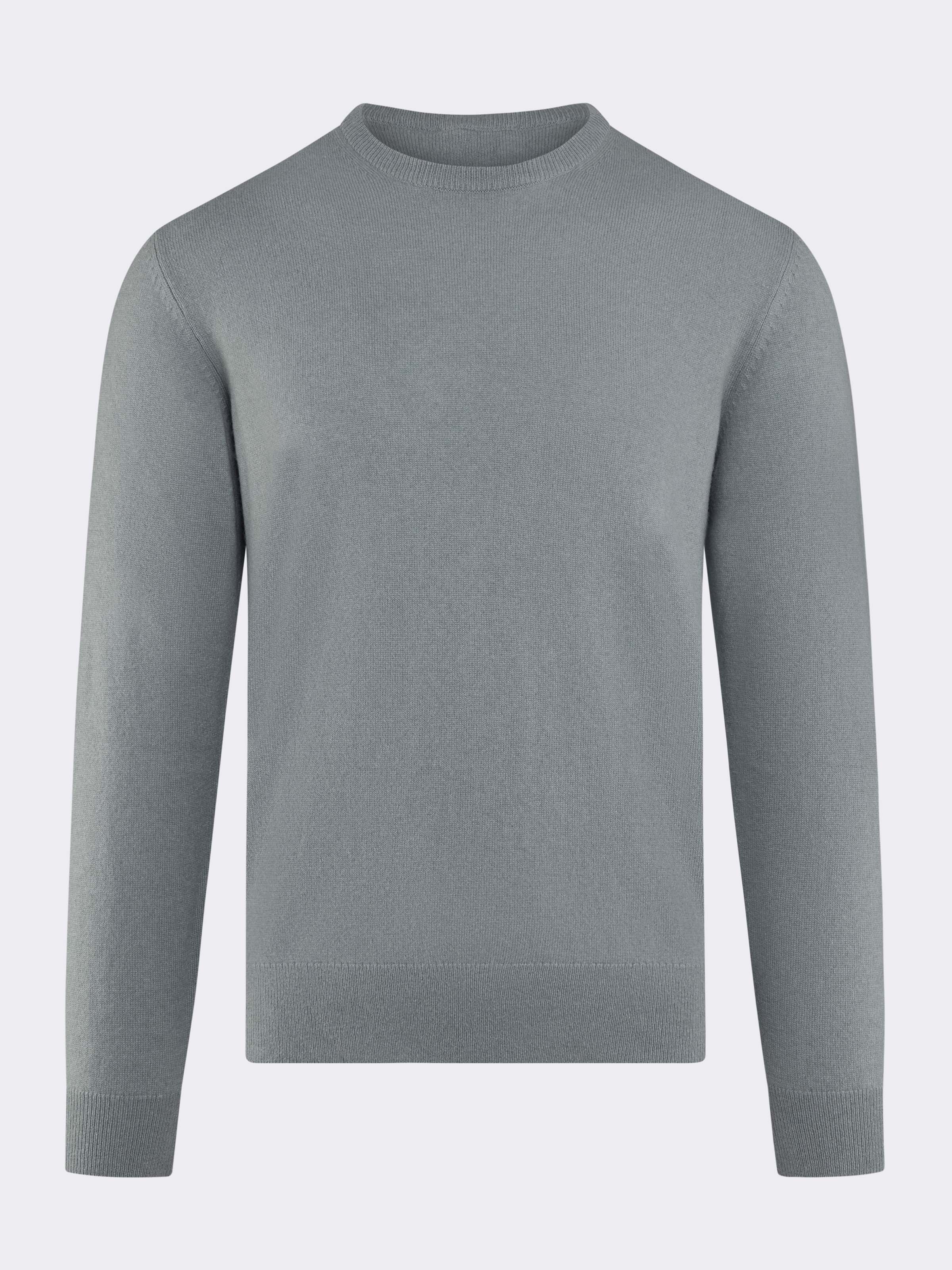 Jersey cuello redondo hombre manga larga en 100% Cashmere - Image 4