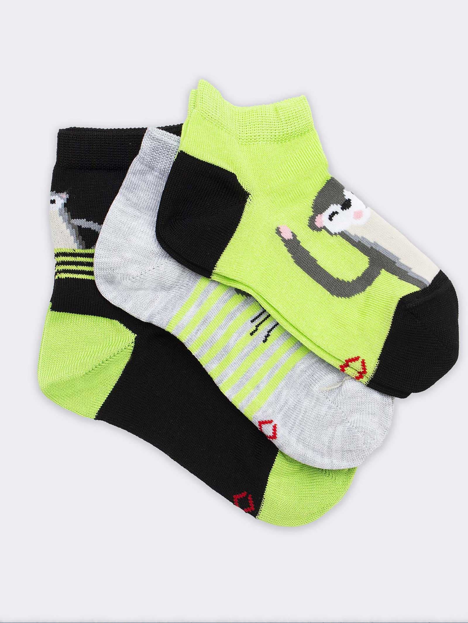 Kinder Kurzsocken mit Tiermuster - Frische Baumwolle - Image 1