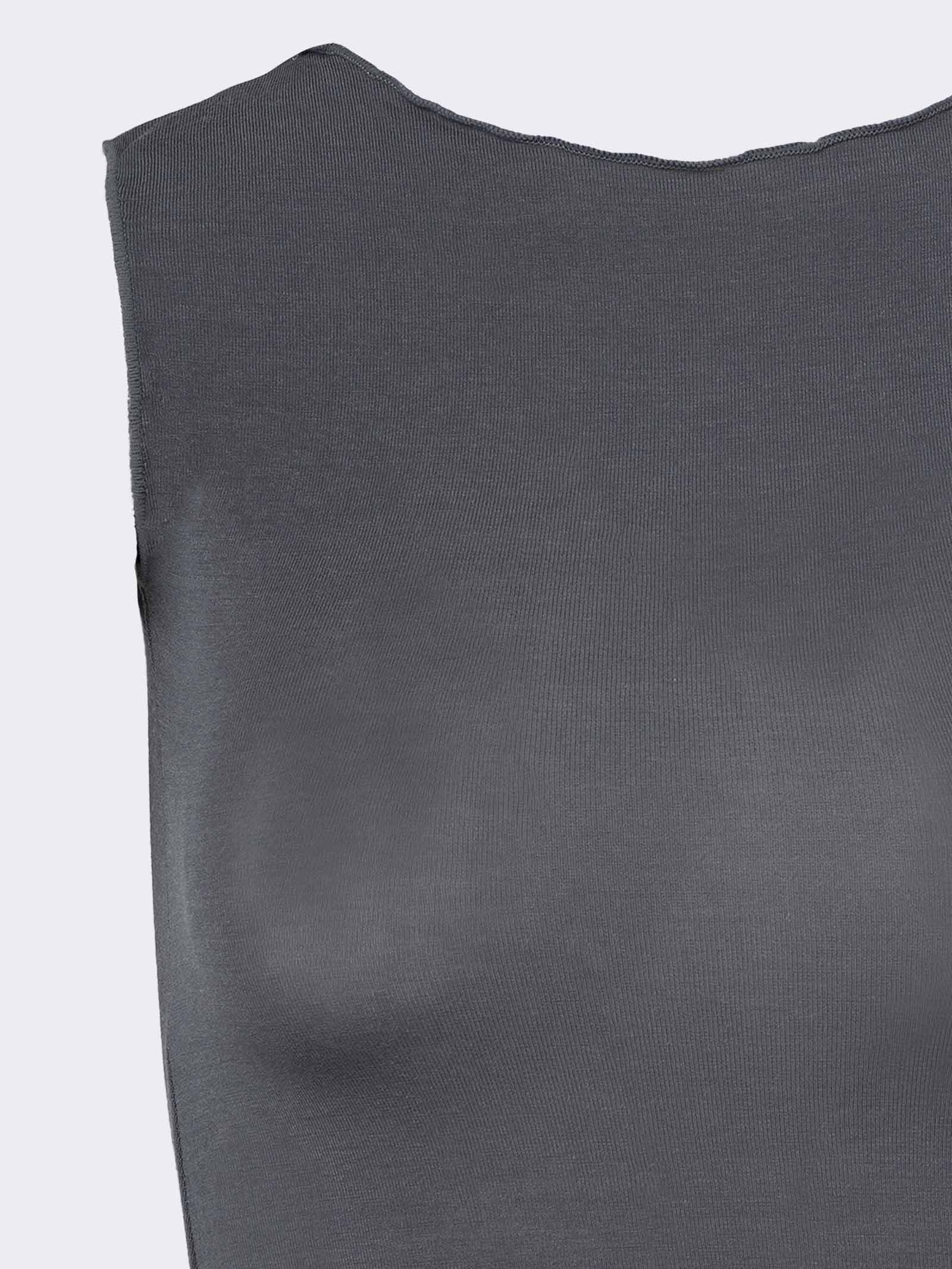 Damen-Rundhalsshirt ohne Ärmel aus Kaschmir – Elegante und warme Unterwäsche - Image 3