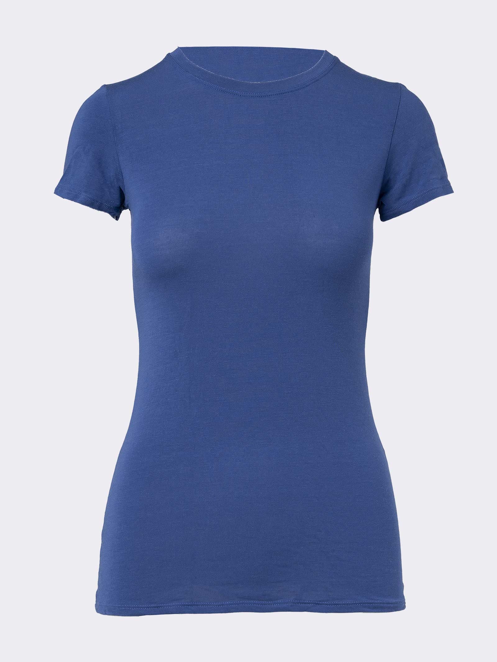Pull Femme col Rond en Cachemire & Modal Manches Courtes - Lingerie Élégante et Chaude - Image 1