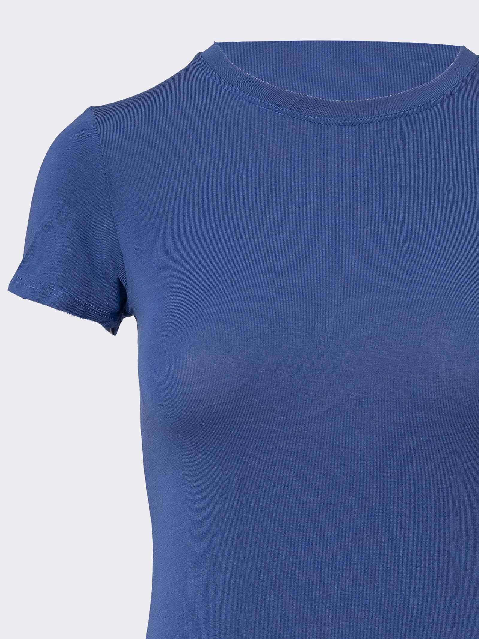 Pull Femme col Rond en Cachemire & Modal Manches Courtes - Lingerie Élégante et Chaude - Image 3