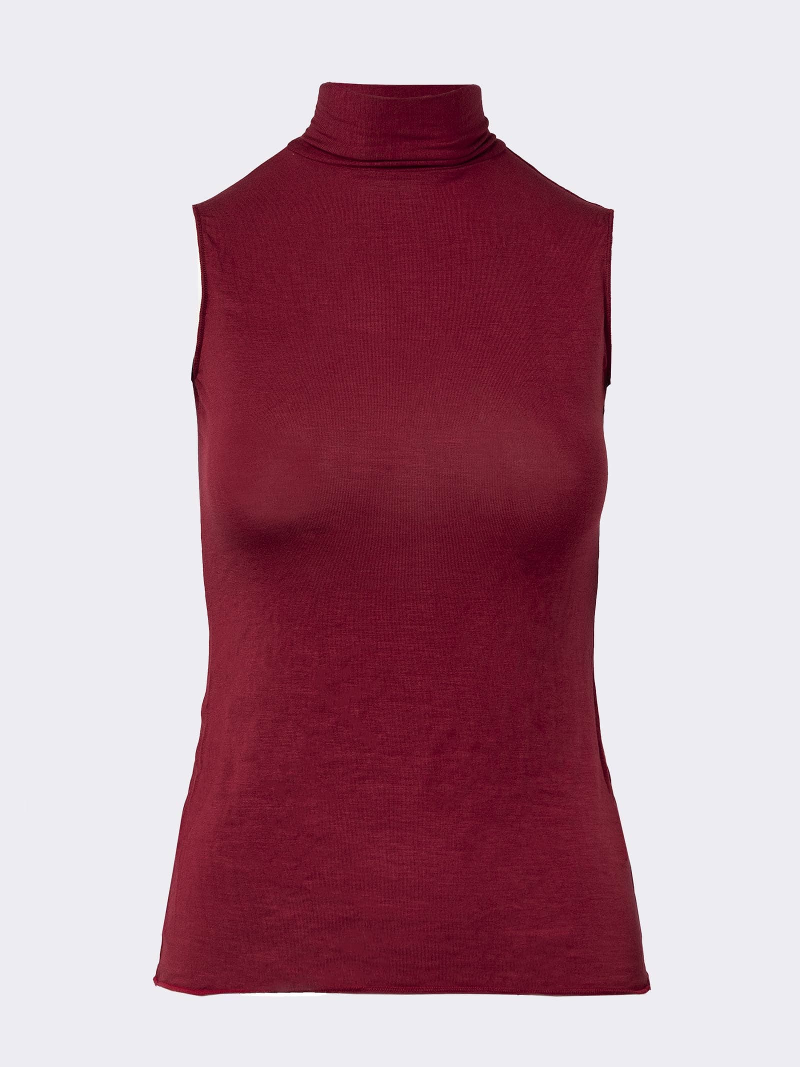Damen-Rollkragenunterhemd aus Kaschmir und Modal, Elegante und Warme Unterwäsche - Image 1