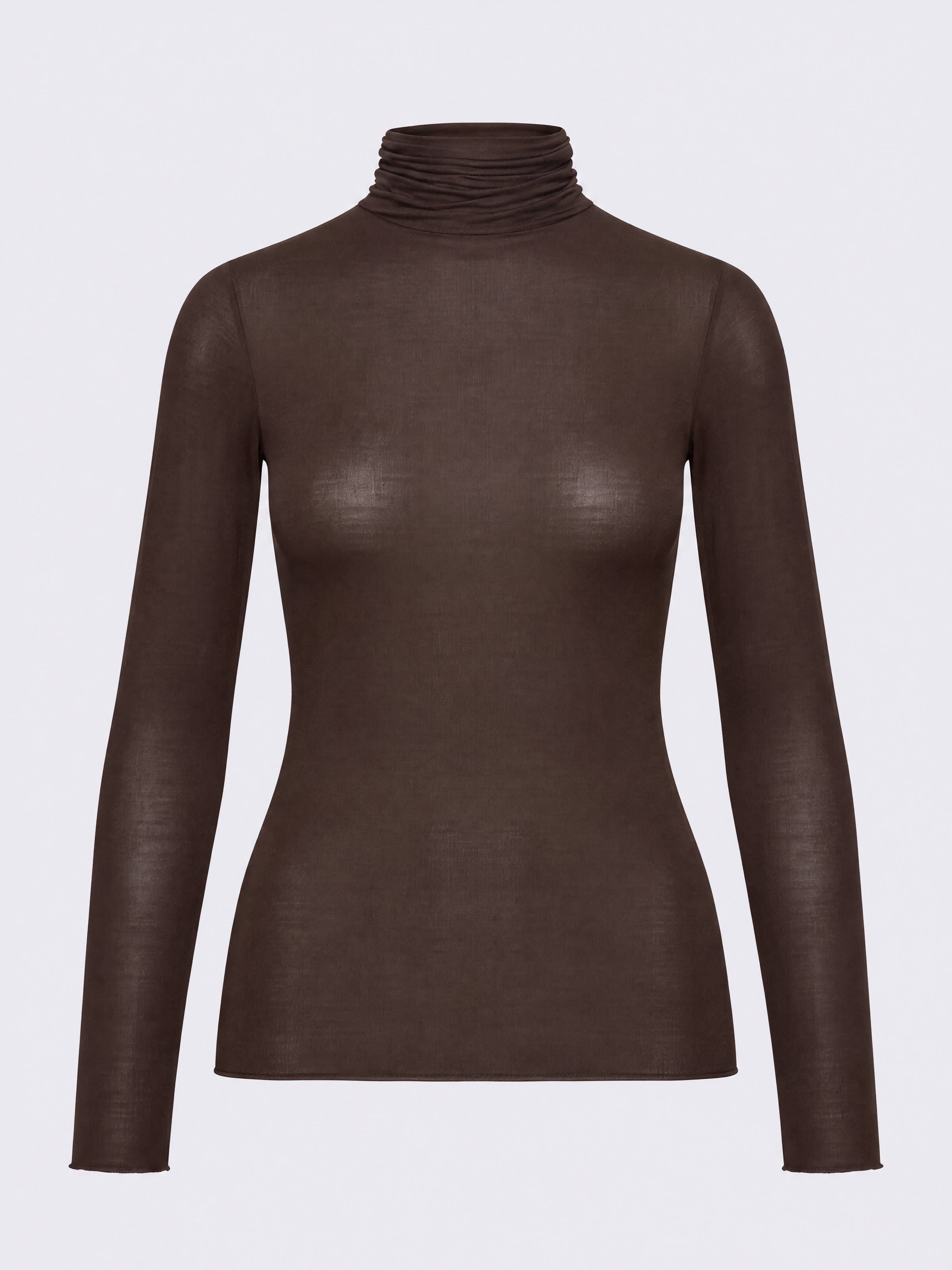 Women's Turtleneck Sweater in Cashmere & Modal Long Sleeve - Elegant and Warm Lingerie - Image 4