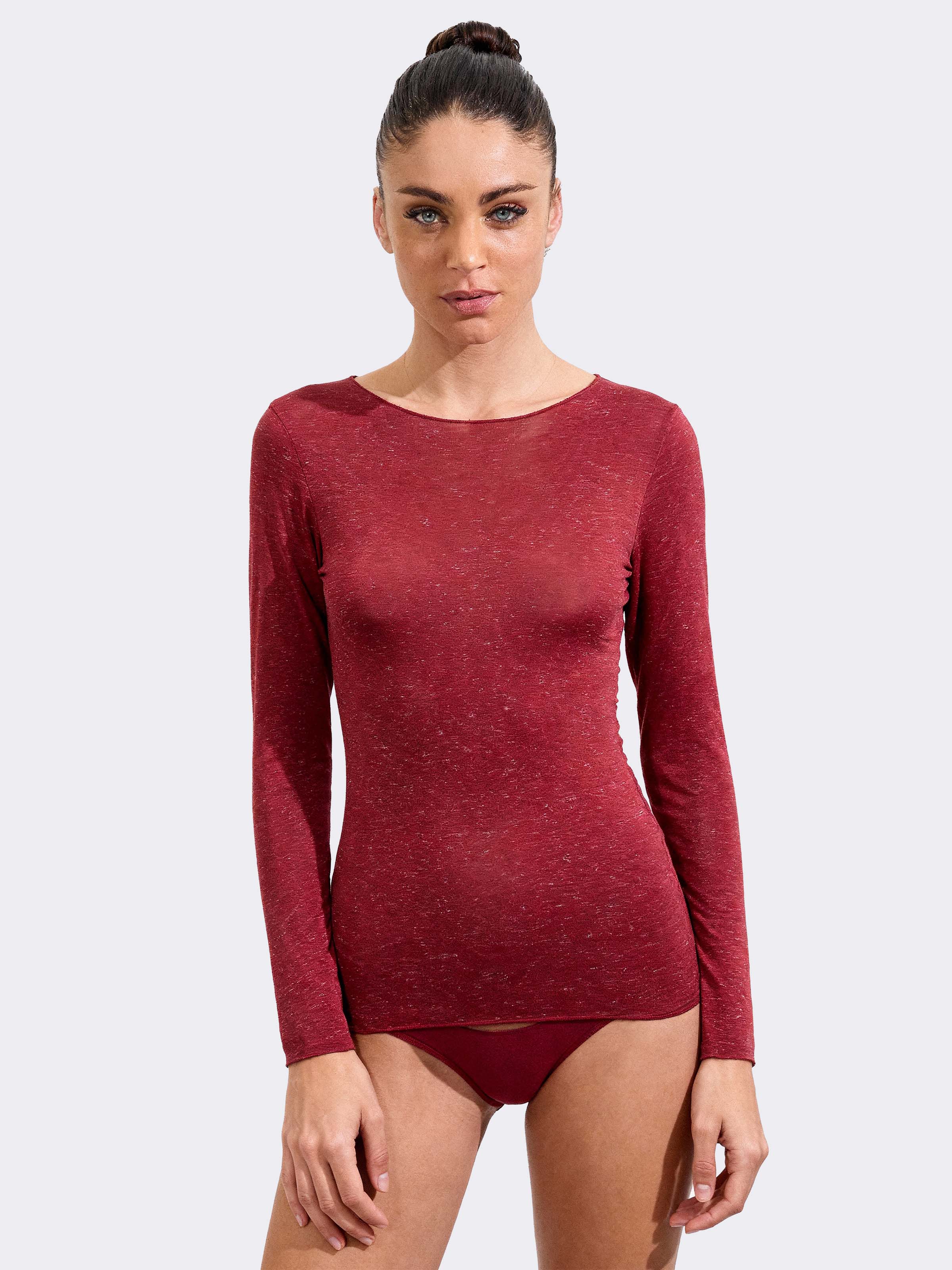 Pull Intérieur col Bateau Lurex - Image 1