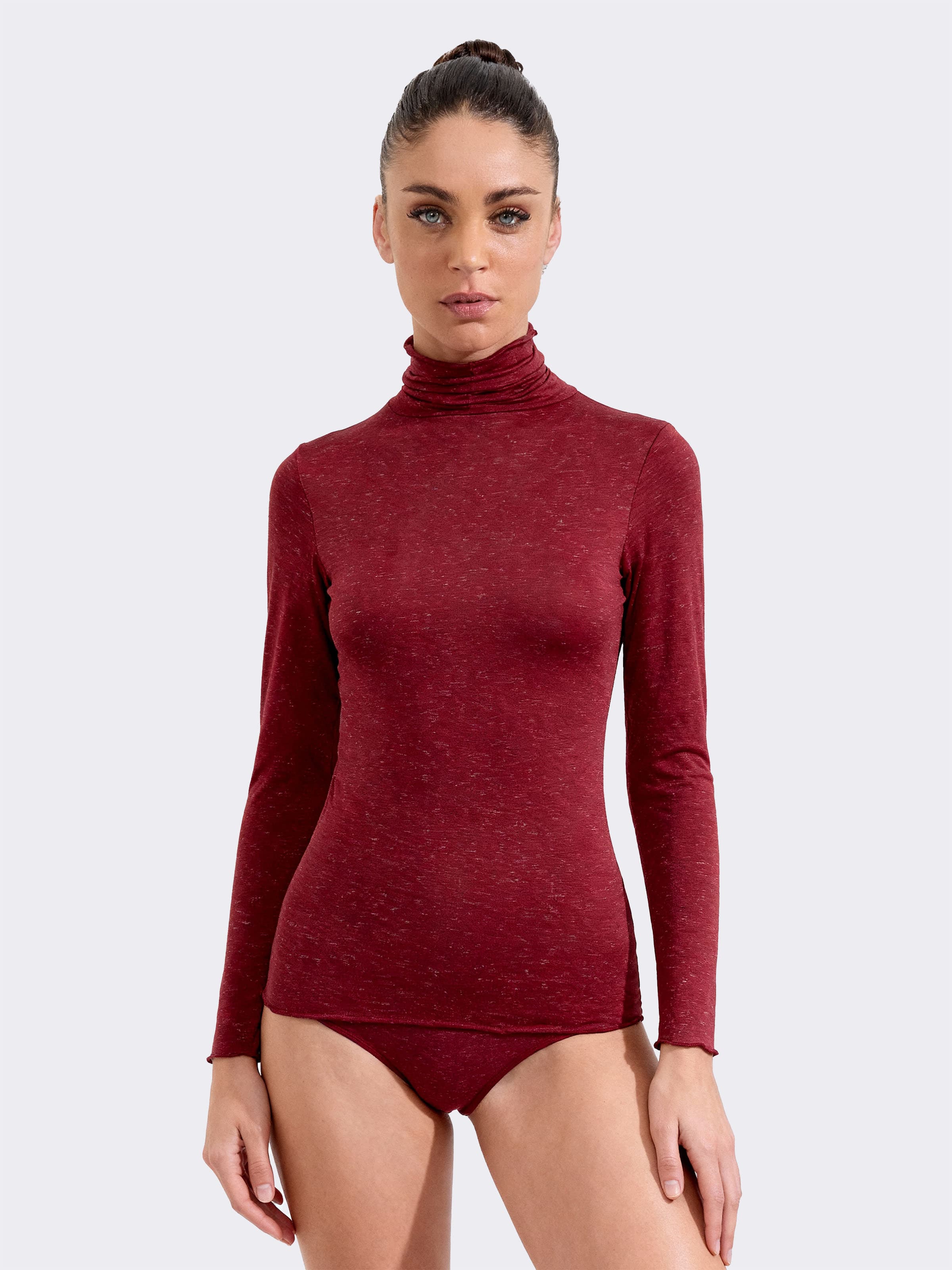 Jersey de Cuello Alto Interior de Lurex - Image 1