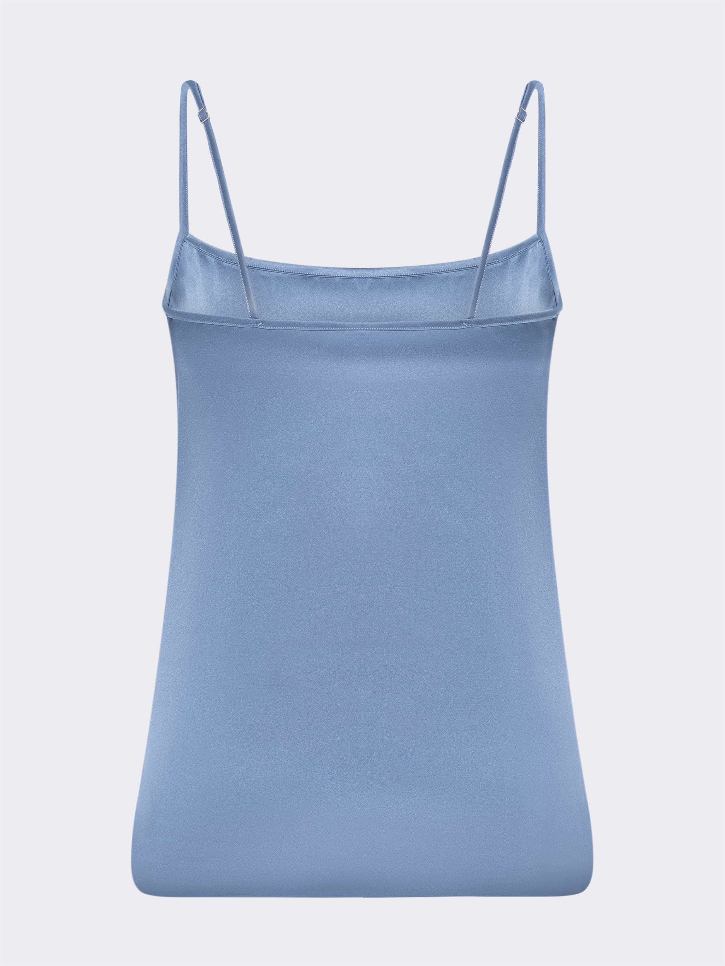 Damen Tanktop mit Dünnen Trägern in Unifarbe - Warme und Elegante Unterwäsche