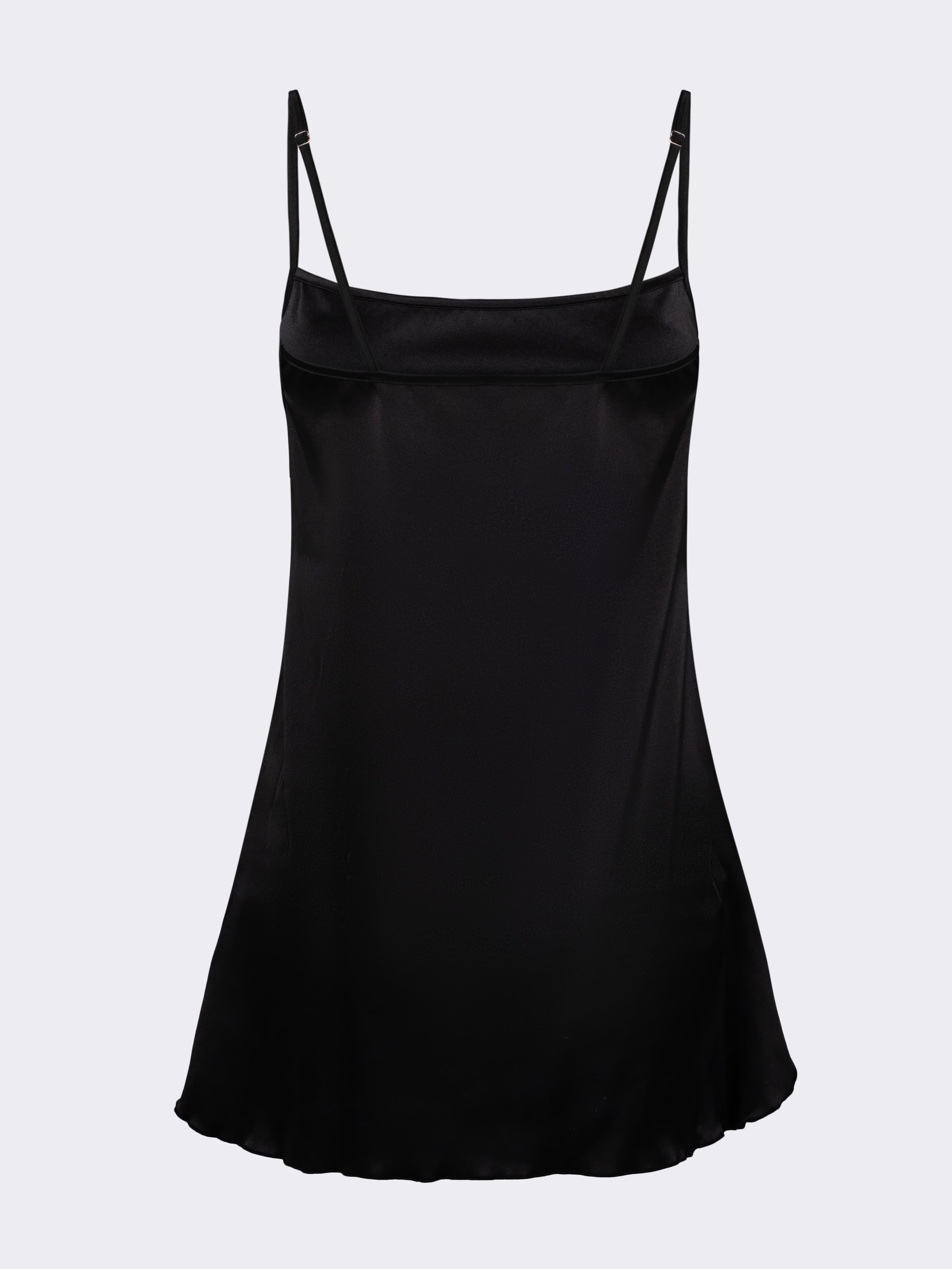 Women's Solid Satin-Effect Babydoll - Lingerie - Image 4
