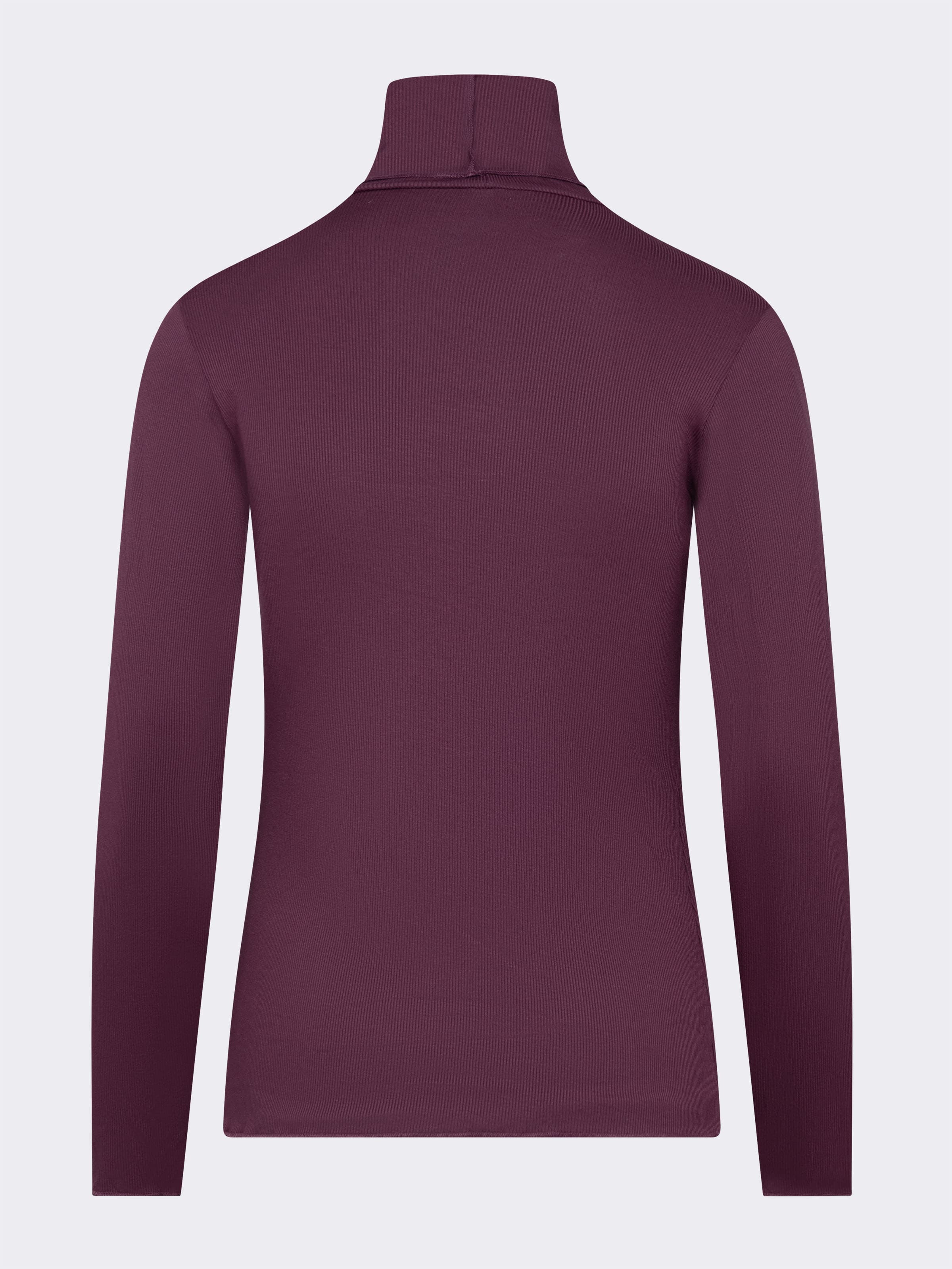 Sous-pull col Roulé Femme Manches Longues Côtelé en Cashmere & Modal - Élégant et Chaud - Image 5