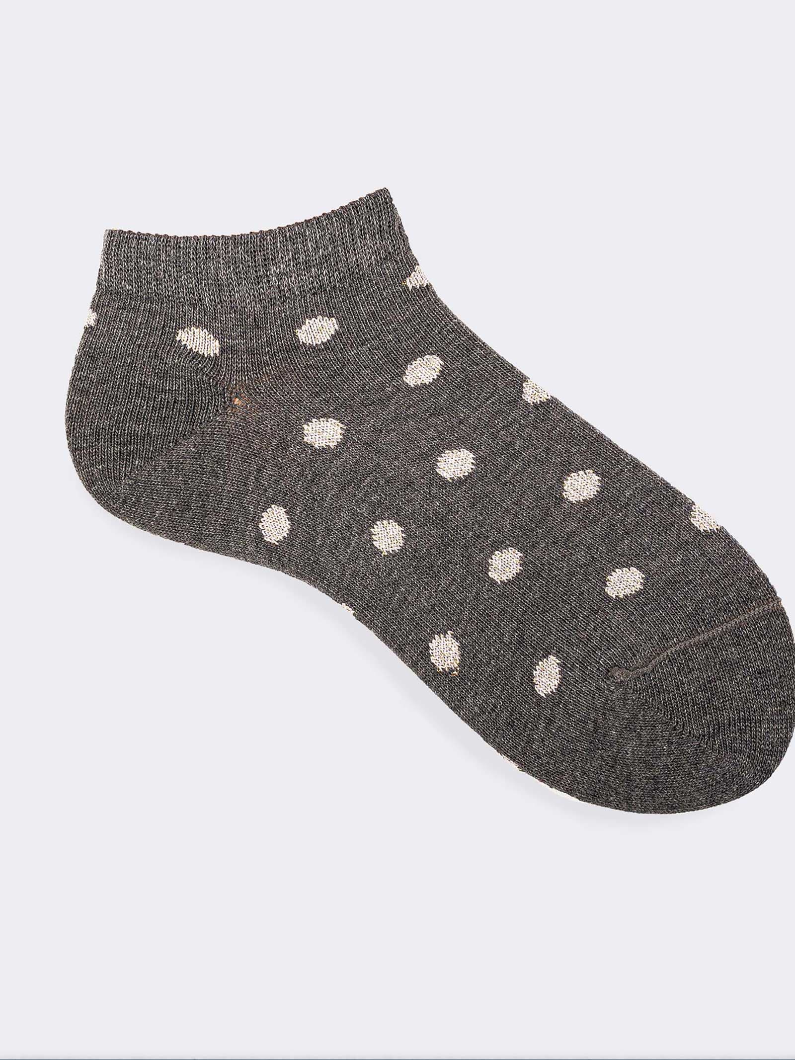 Mädchen Bio-Baumwoll Knöchelsocken mit Punktemuster - Image 1