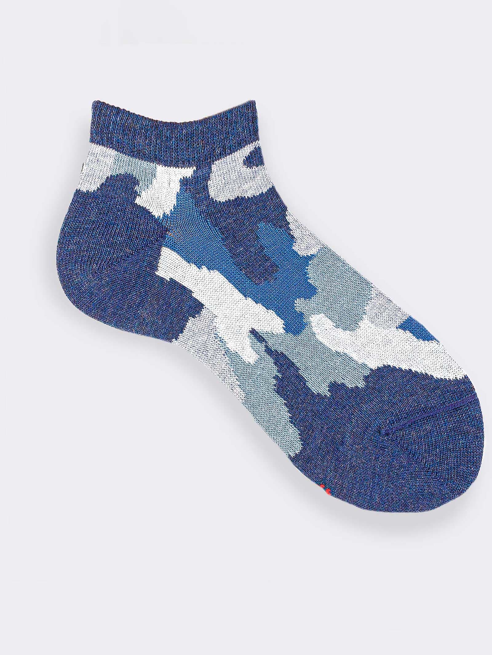 Bio-Baumwolle Fantasie Kindersocken - Abstraktes Design - Image 1