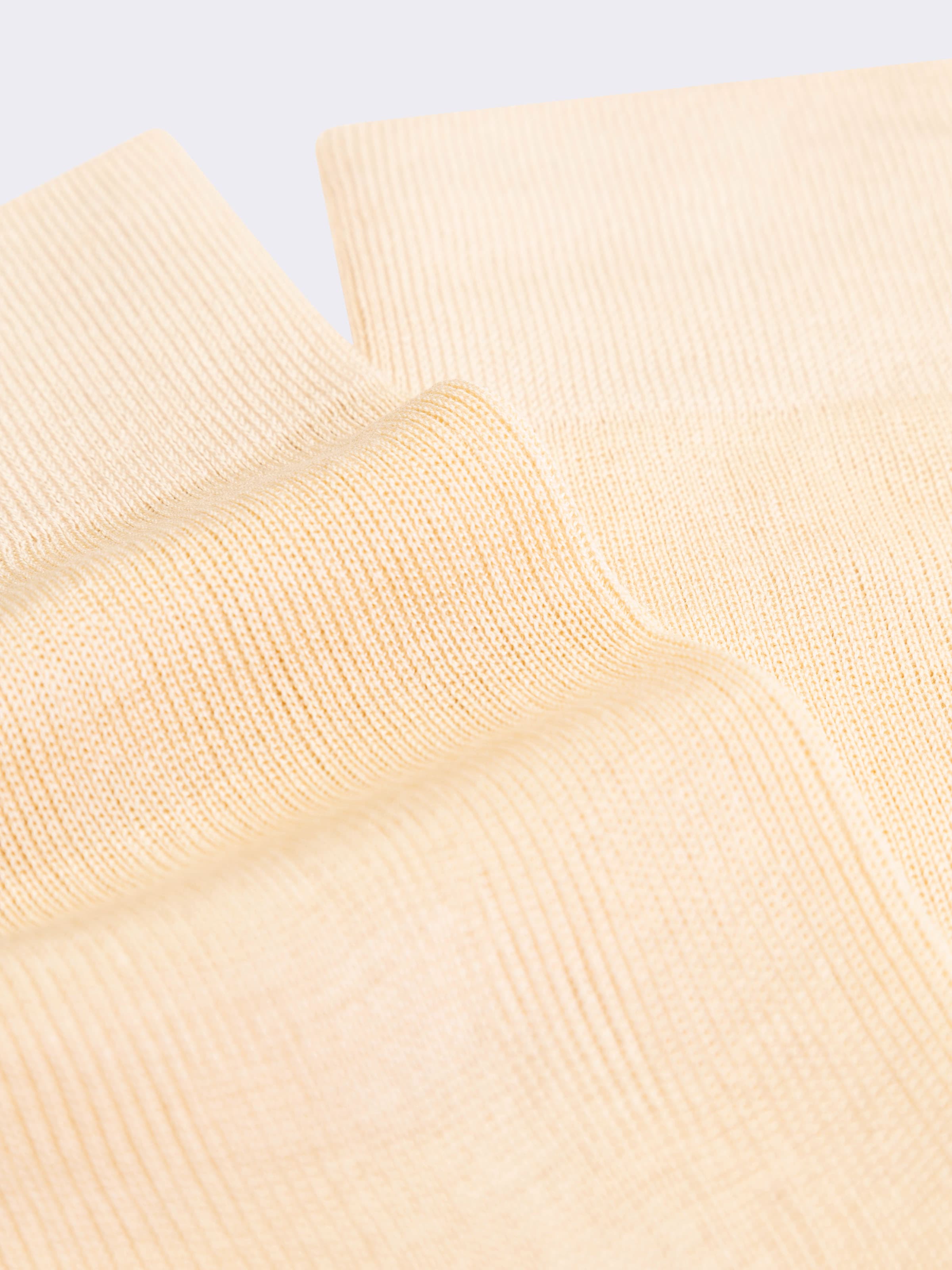 Short socks in 1:1 ribbed Fil d'Ecosse cotton - Image 2