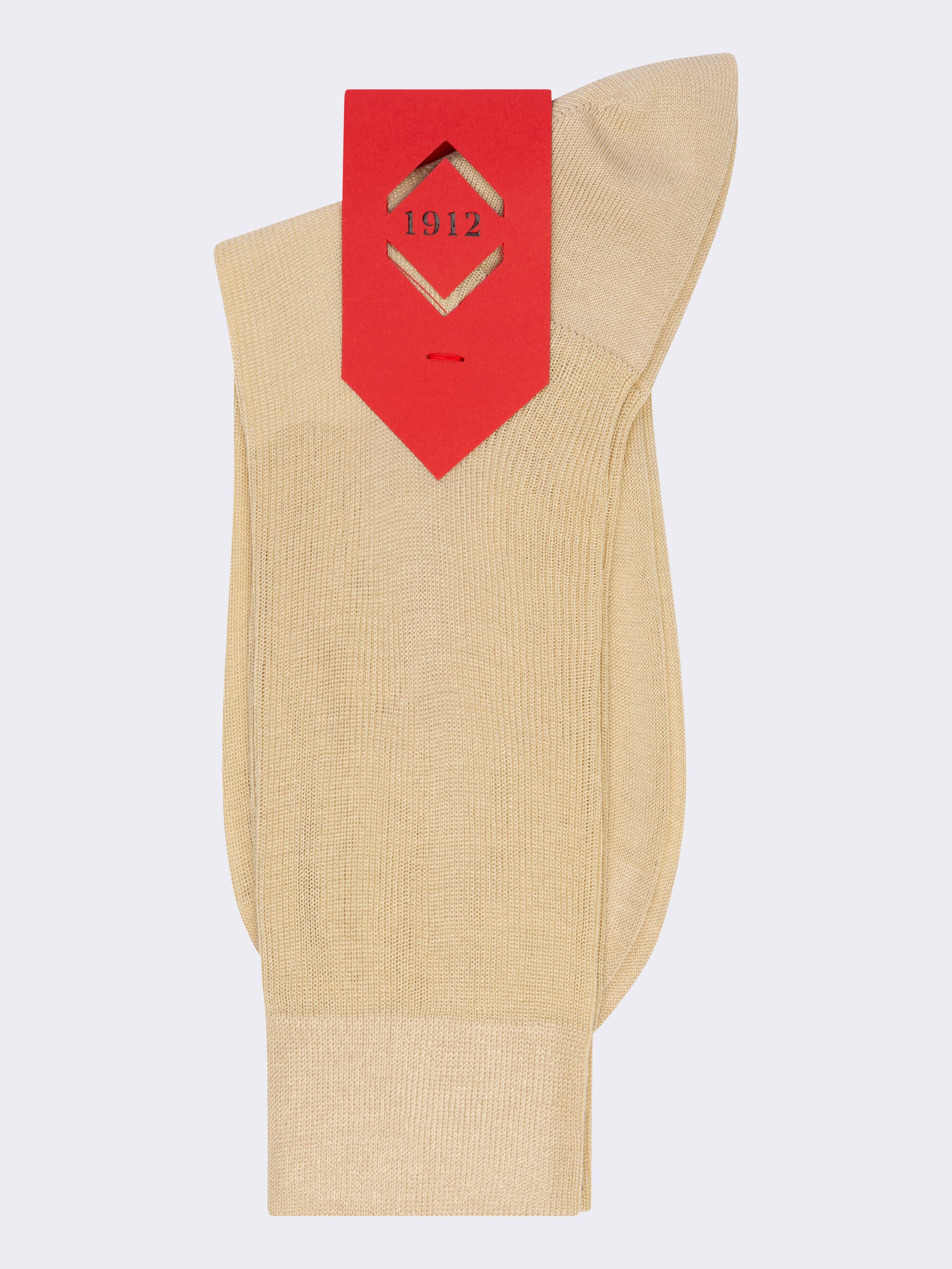 Short socks in 1:1 ribbed Fil d'Ecosse cotton - Image 3