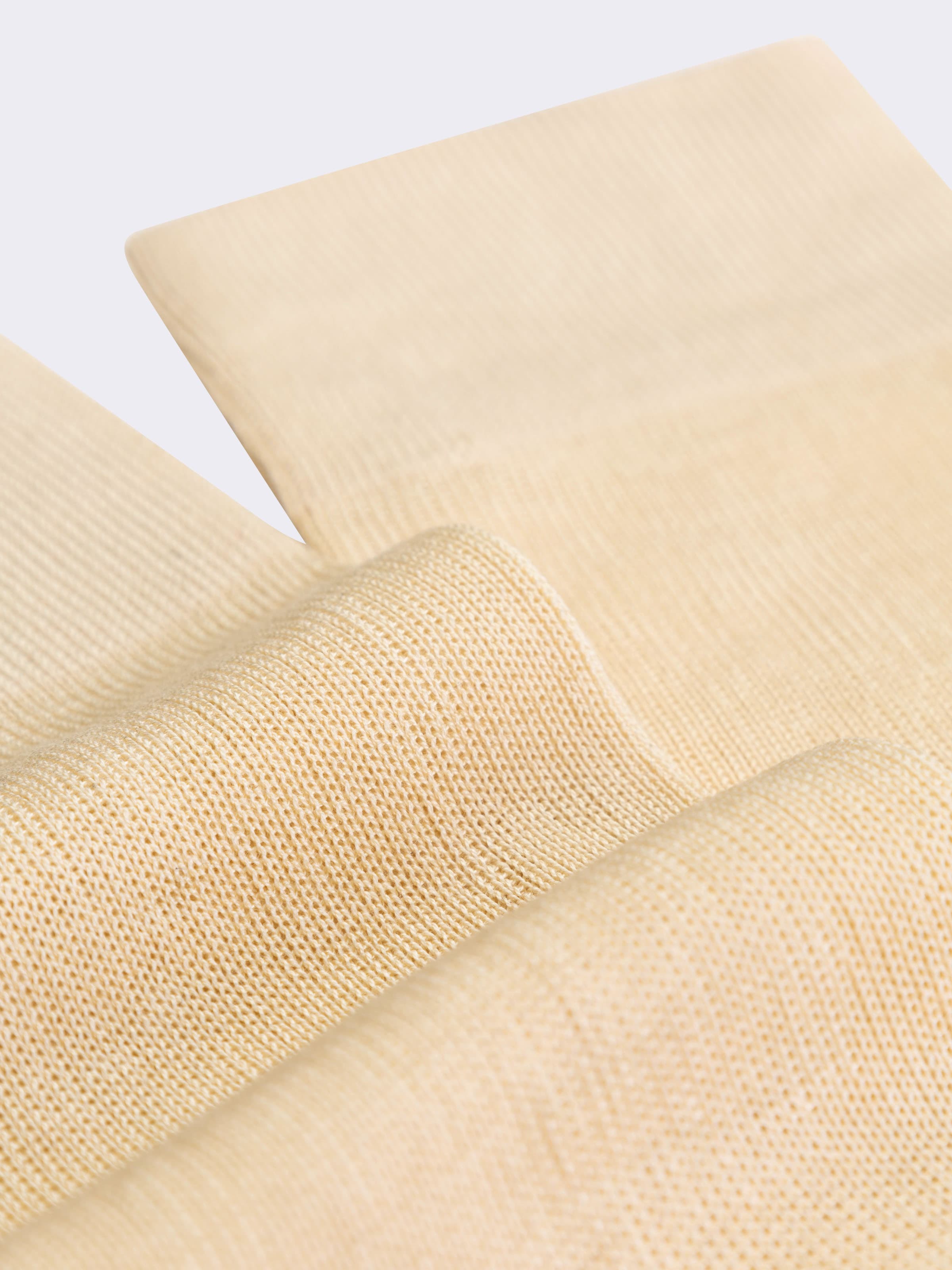 Long socks in 1:1 ribbed Lisle cotton - Image 2