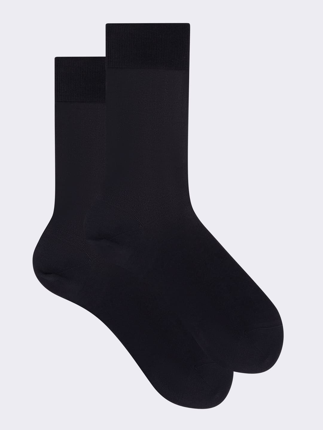 Calze corte in 100% cotone filo di scozia lisce