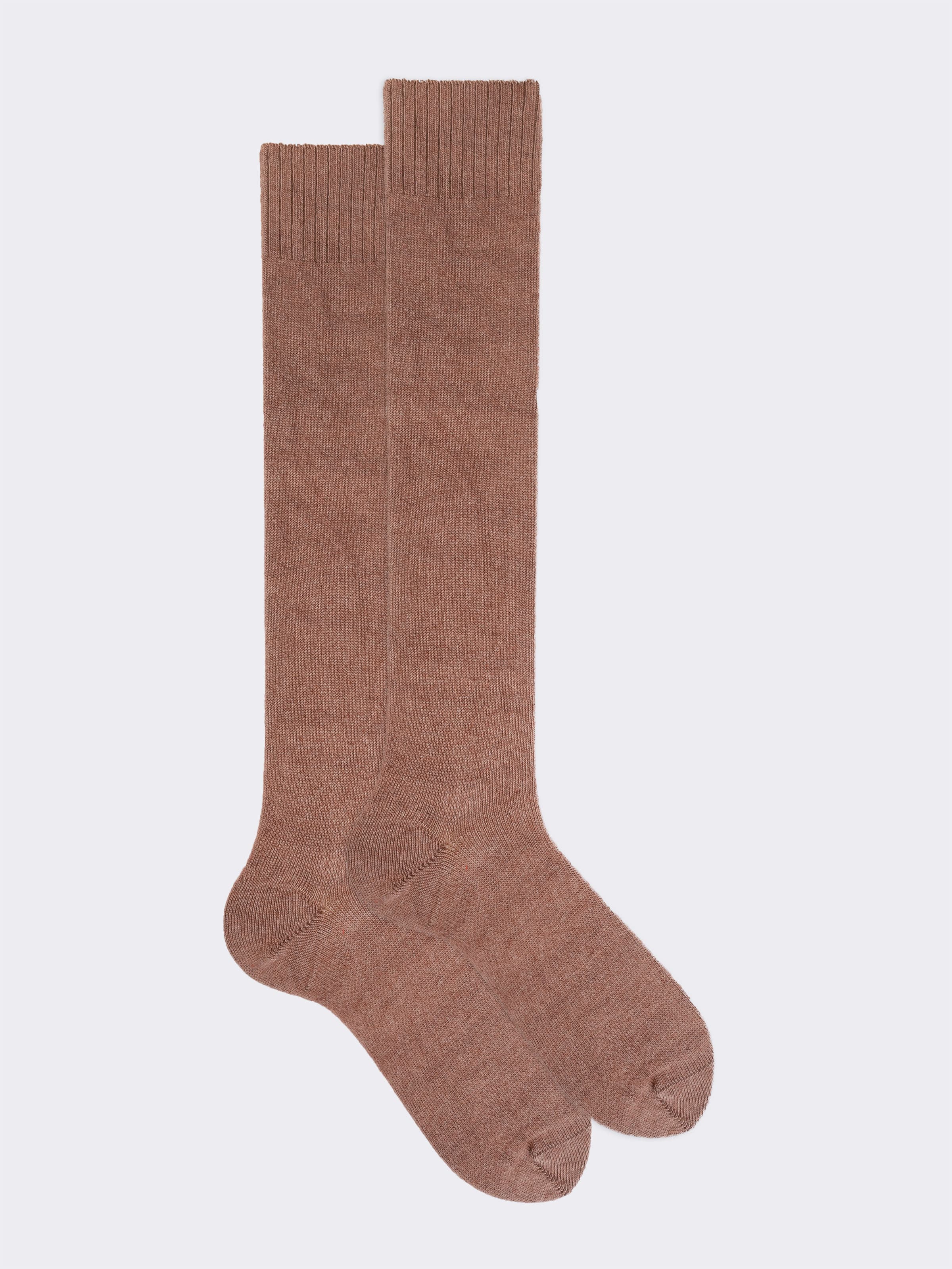 Gift box 3 pairs Long Solid Color Cashmere Blend Socks - Image 5