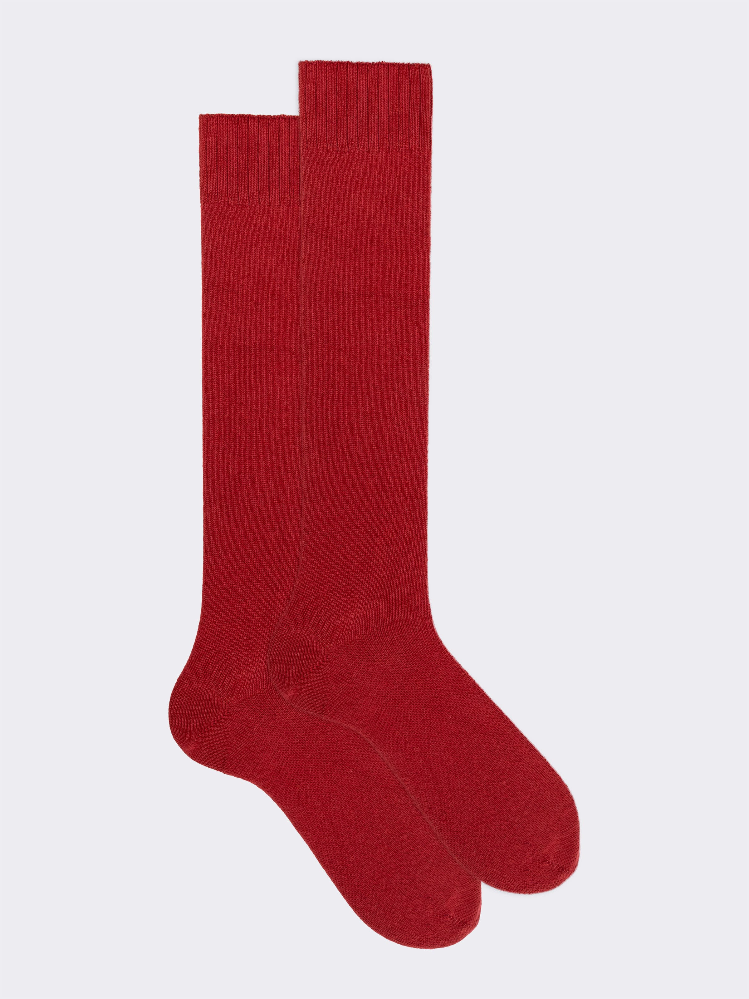 Geschenkbox 3 Paar Lange einfarbige Socken Kaschmir-Mischung - Image 5