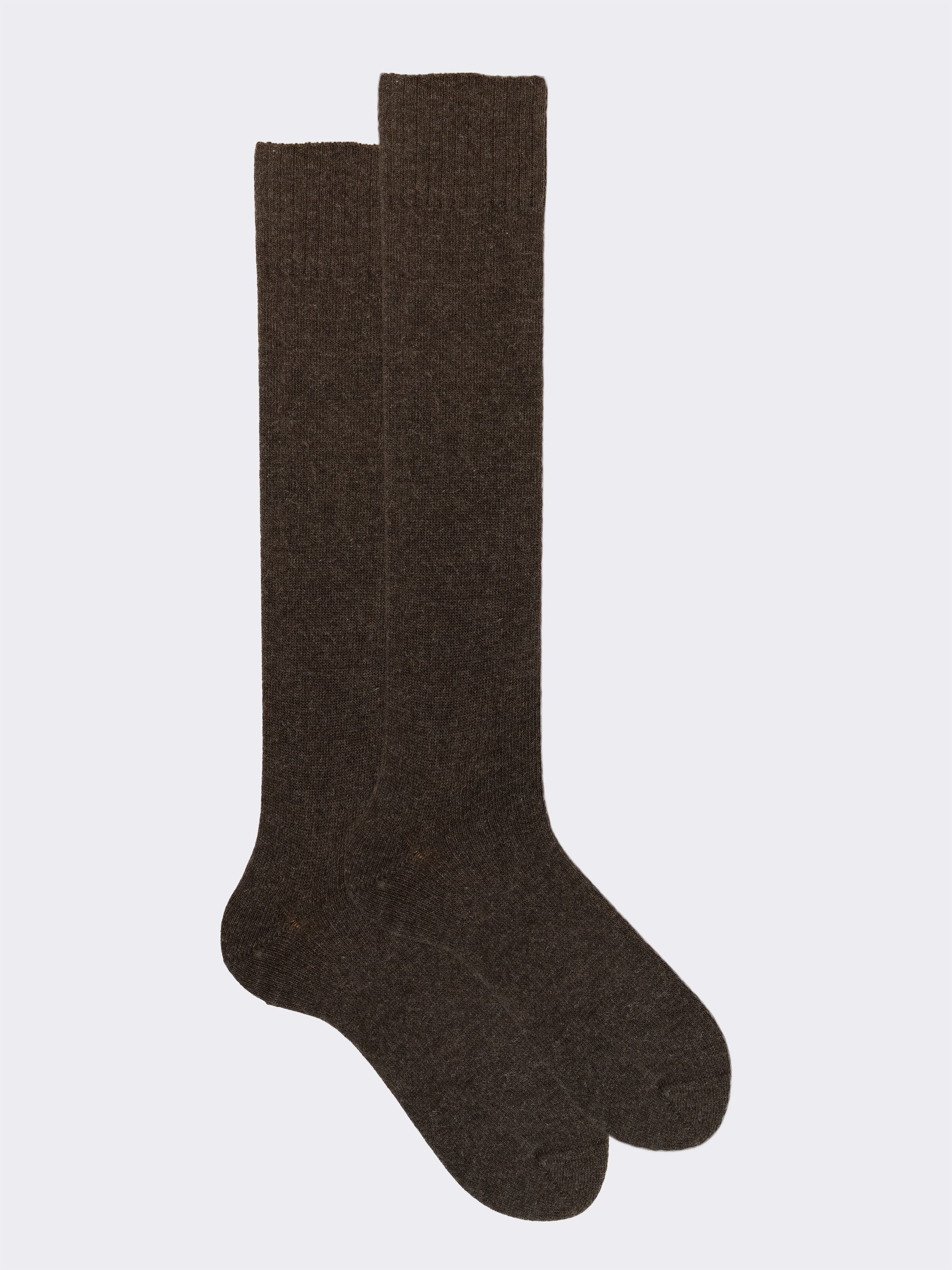 Gift box 3 pairs Long Solid Color Cashmere Blend Socks - Image 6