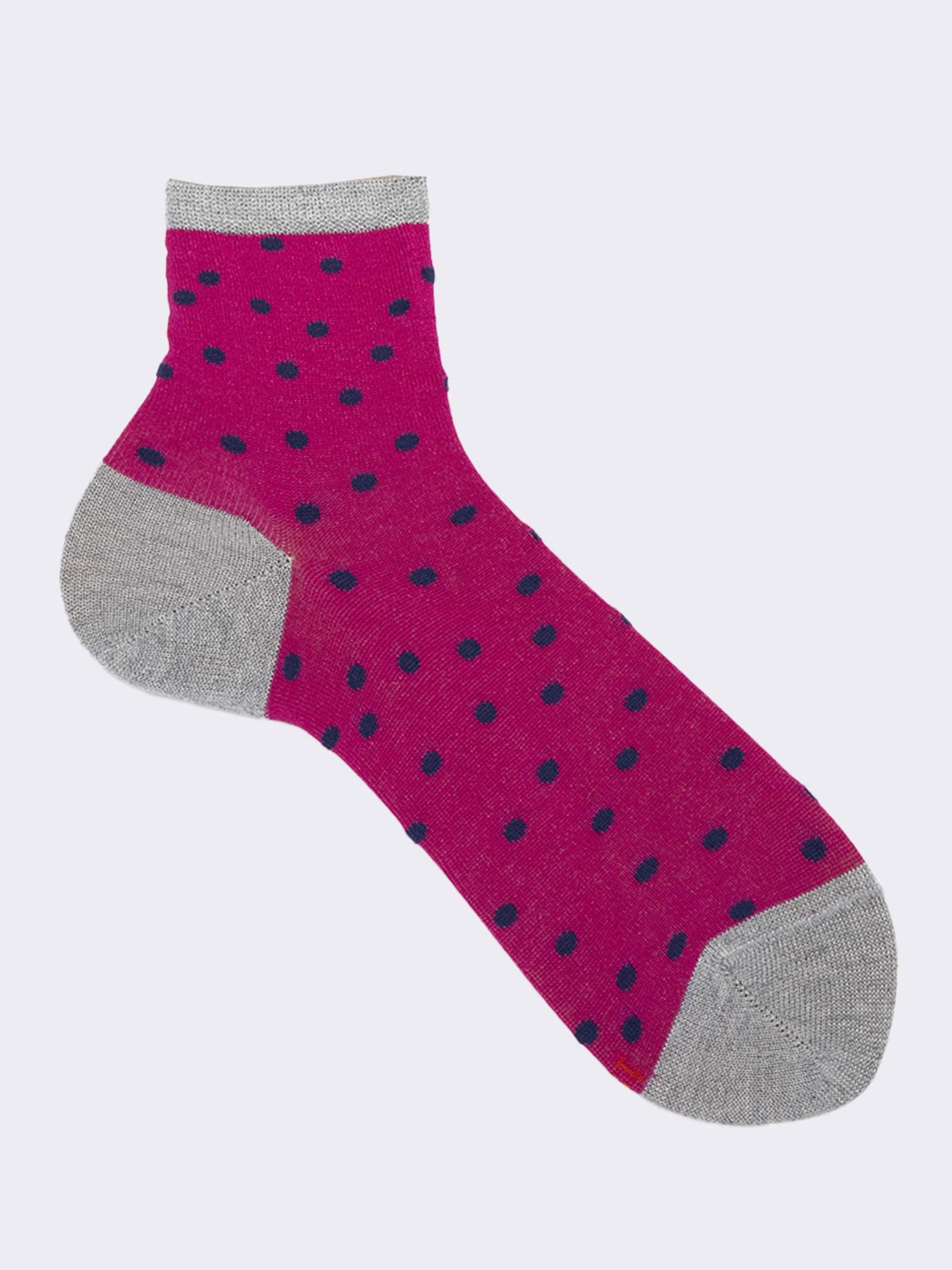 Damen Knöchelsocken mit Punkten aus Kühler Baumwolle - Elegantes und Trendiges Design - Image 2