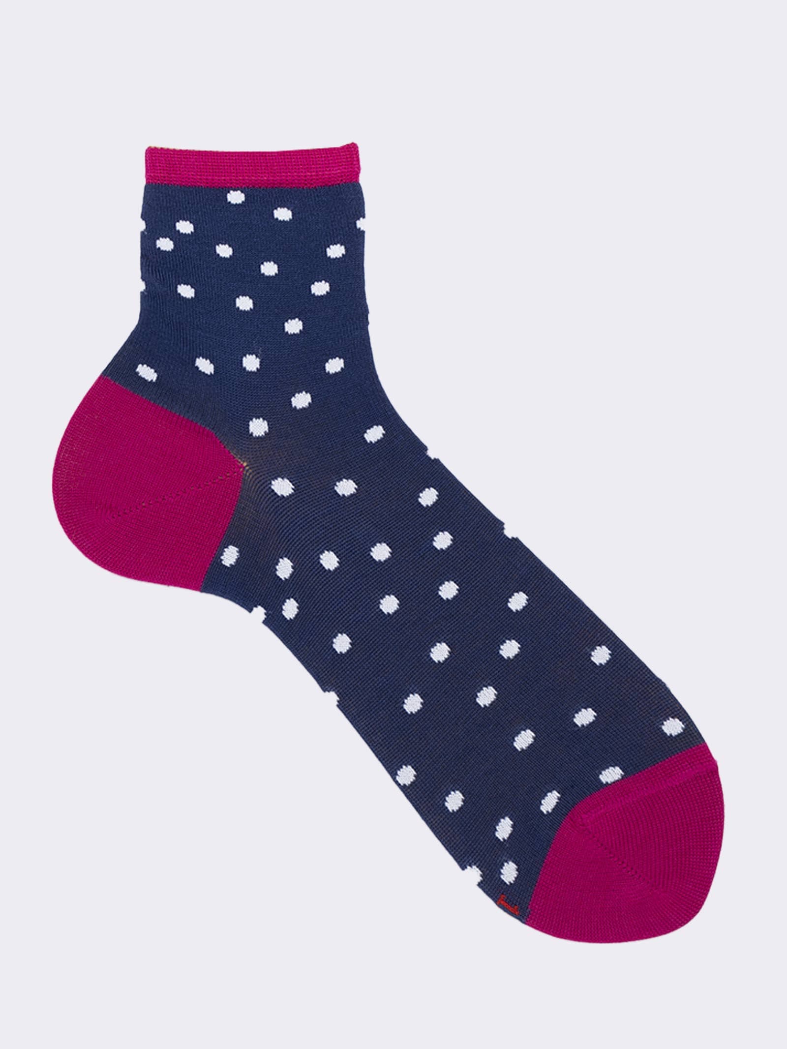 Damen Knöchelsocken mit Punkten aus Kühler Baumwolle - Elegantes und Trendiges Design - Image 3