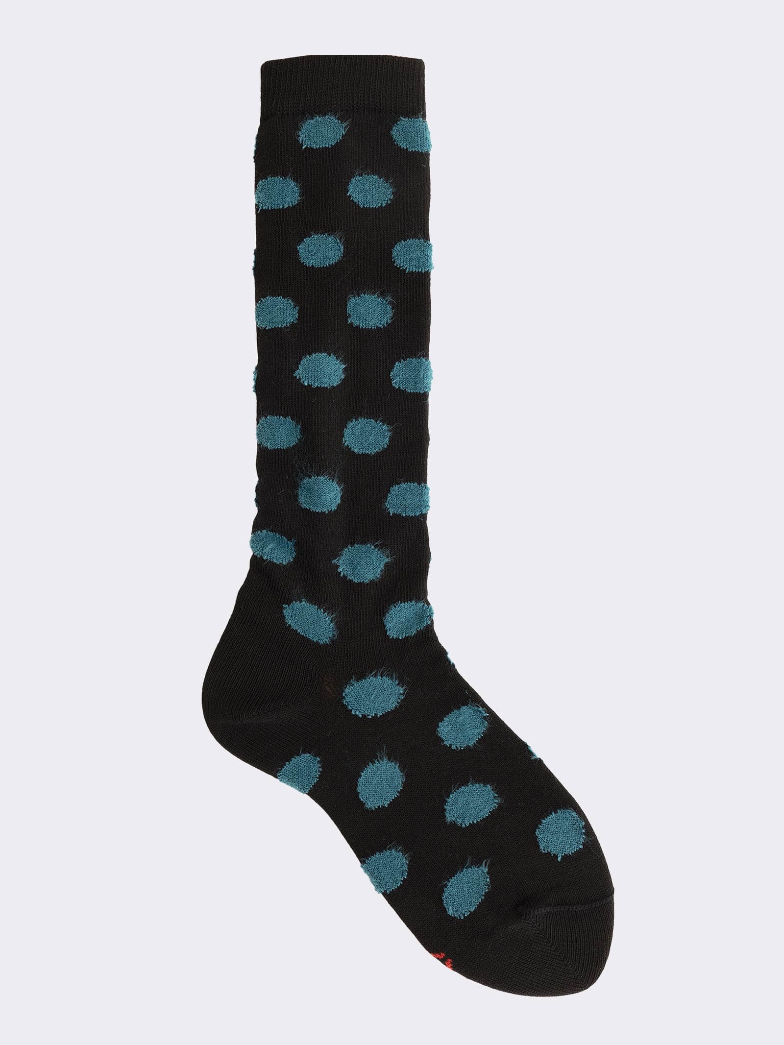 Mädchen Lange Socken mit Punkten - Warme Baumwolle - Image 1