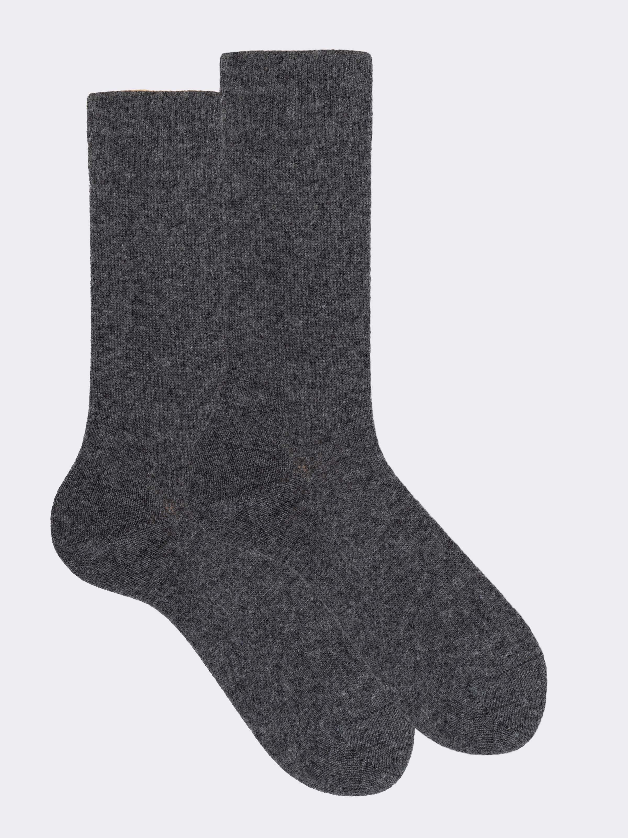 Calcetines Cortos para Hombre de Mezcla de Lana y Cachemira - Fabricados en Italia