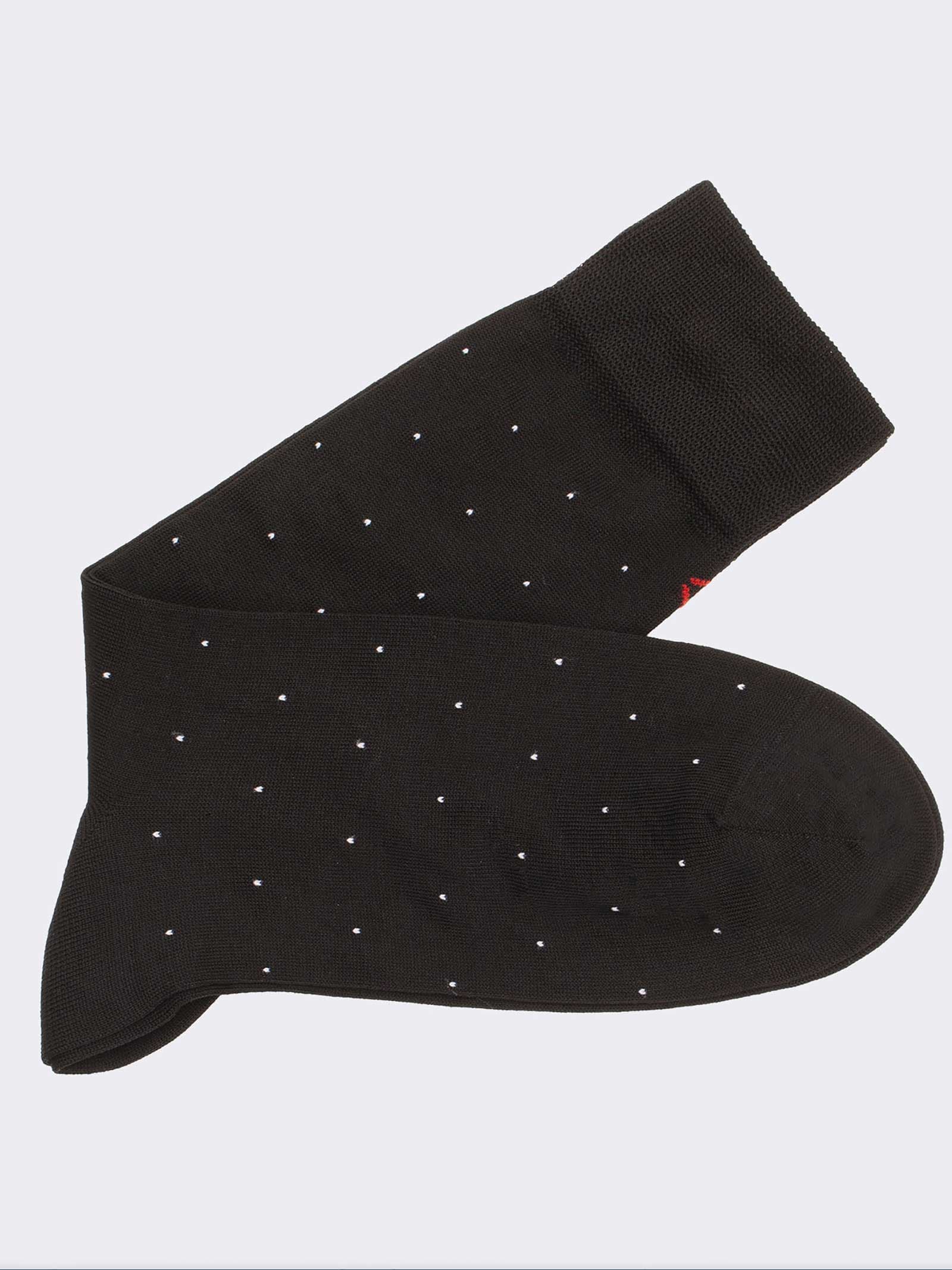 Chaussettes Courtes Homme à Pois - Élégantes Chaussettes d'Été en Coton Frais - Image 1